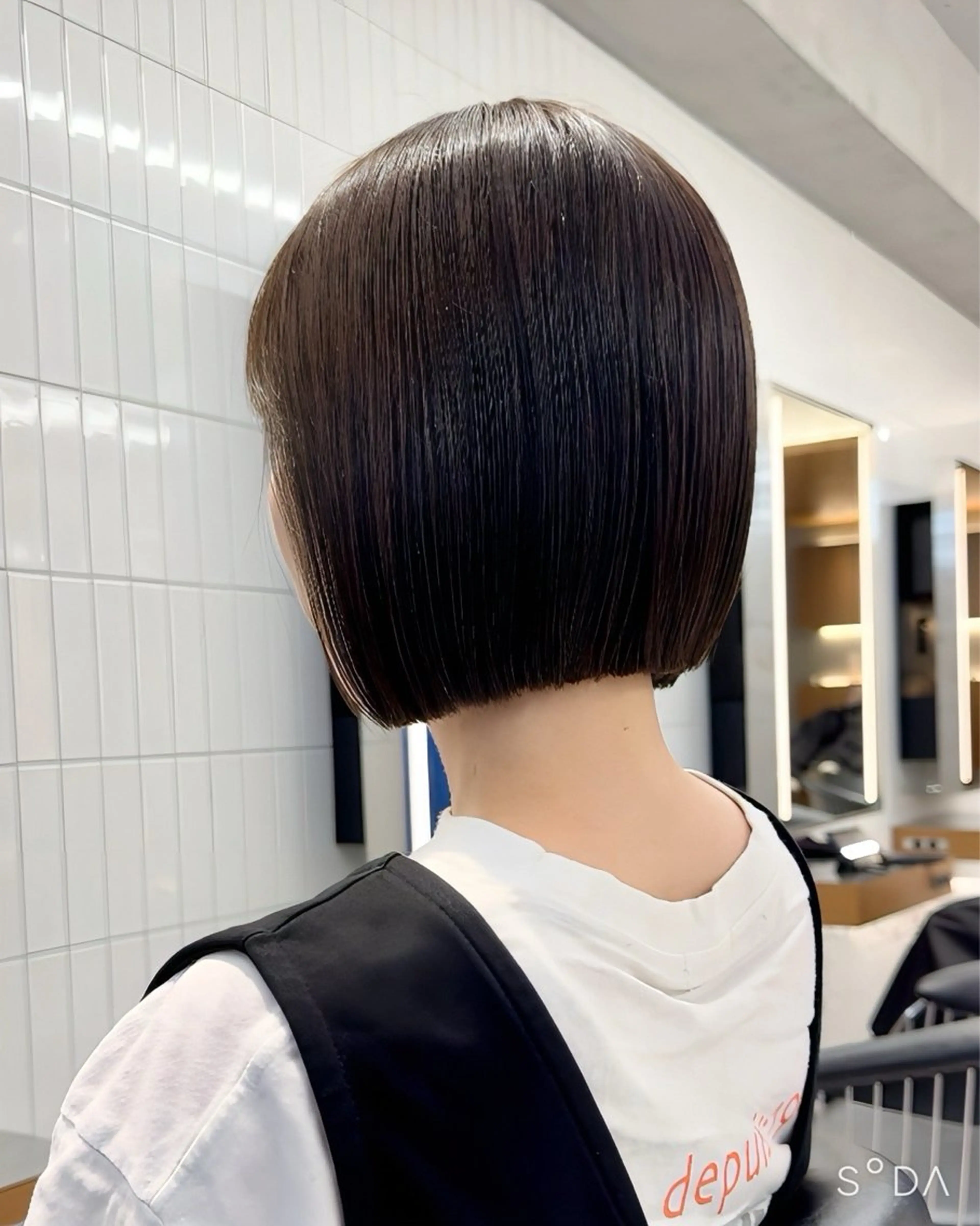 ショート センターパート /メンズ/海野颯生のヘアスタイル