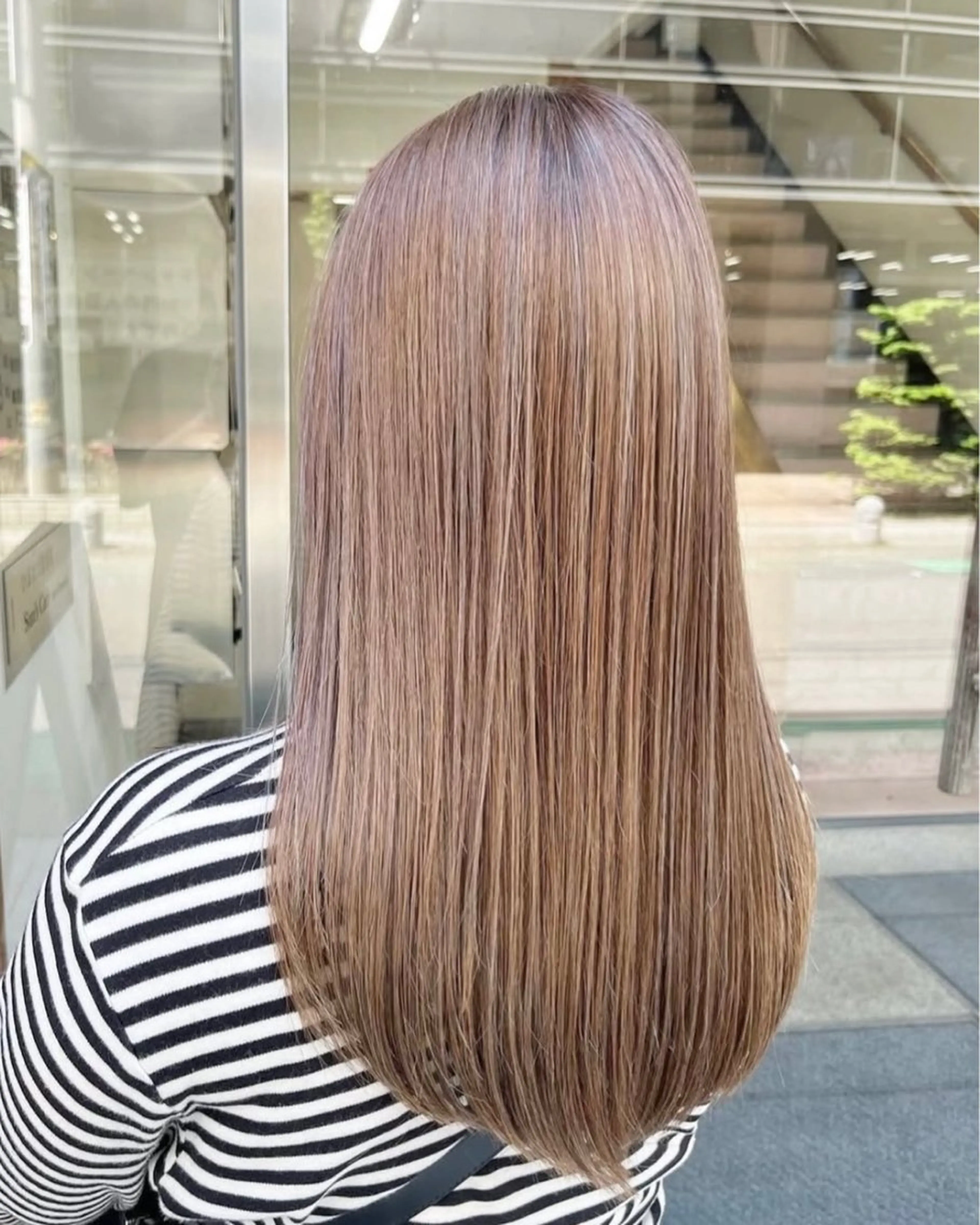 ロング カラー カット 縮毛矯正 トリートメント KANUMA SHUTAのヘアスタイル