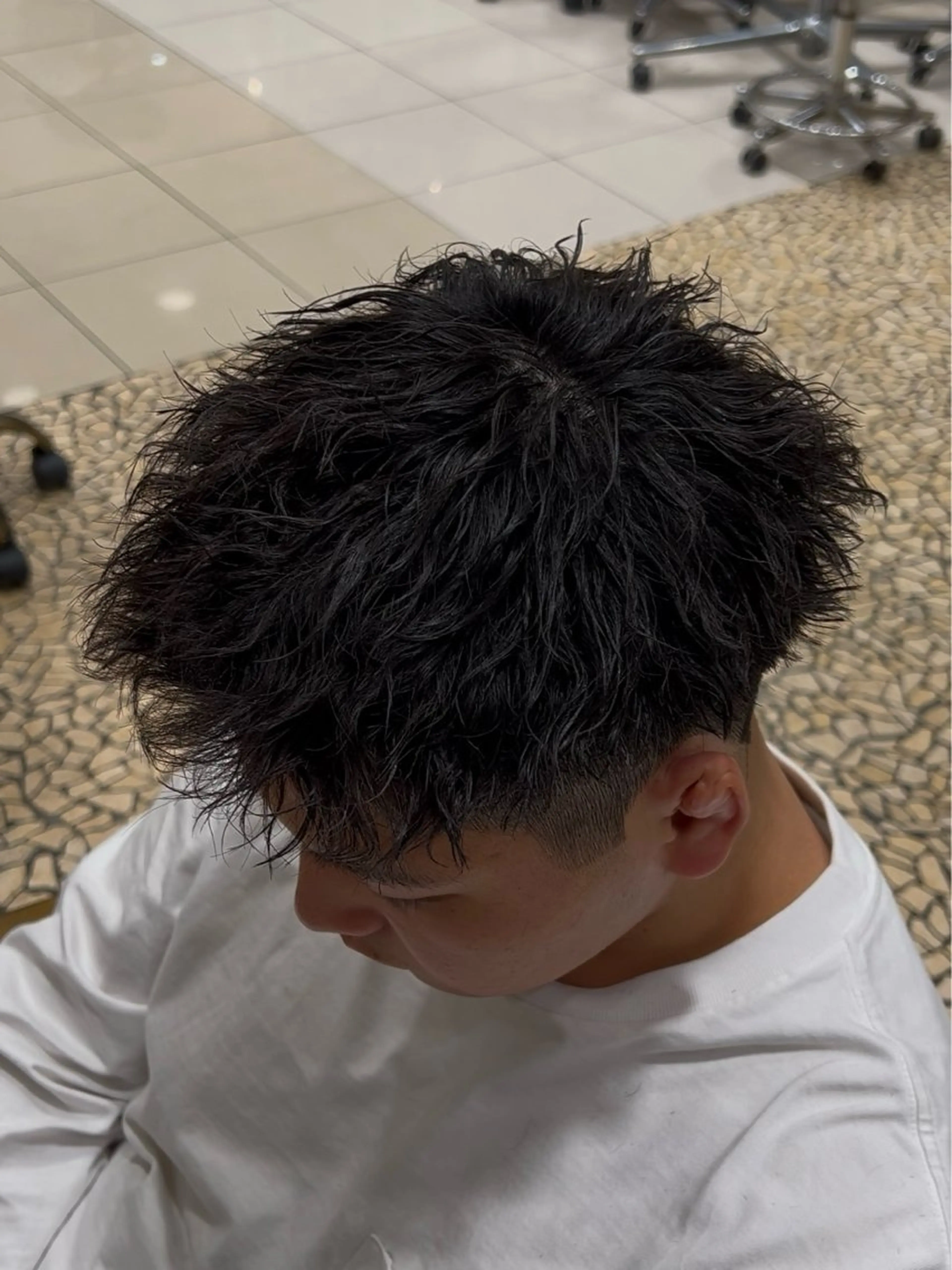 【メンズ特化】カット×ショートピンパーマの写真