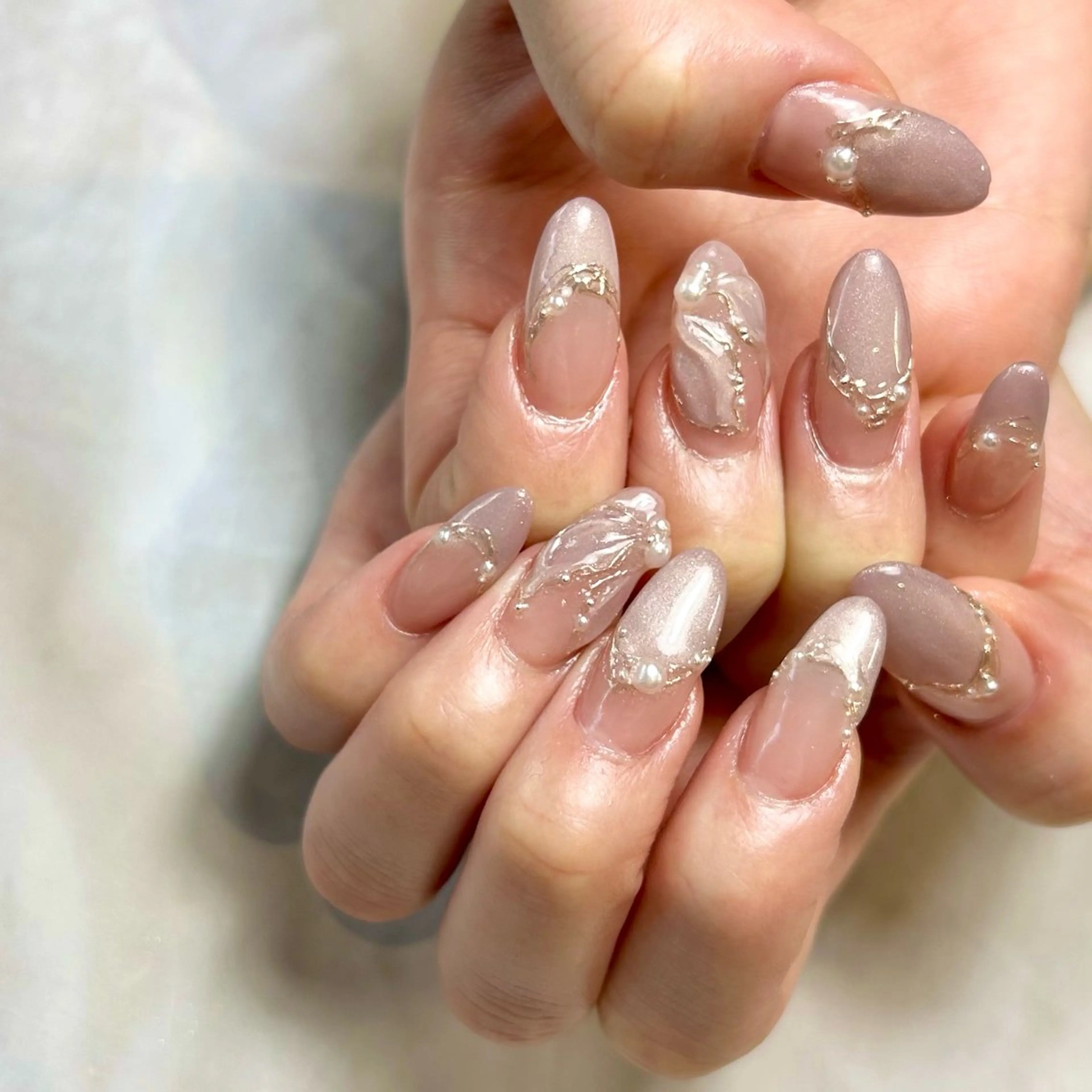 ネイル 持ち込み スカルプネイル ハンドネイル Reflection marikoのネイルデザイン