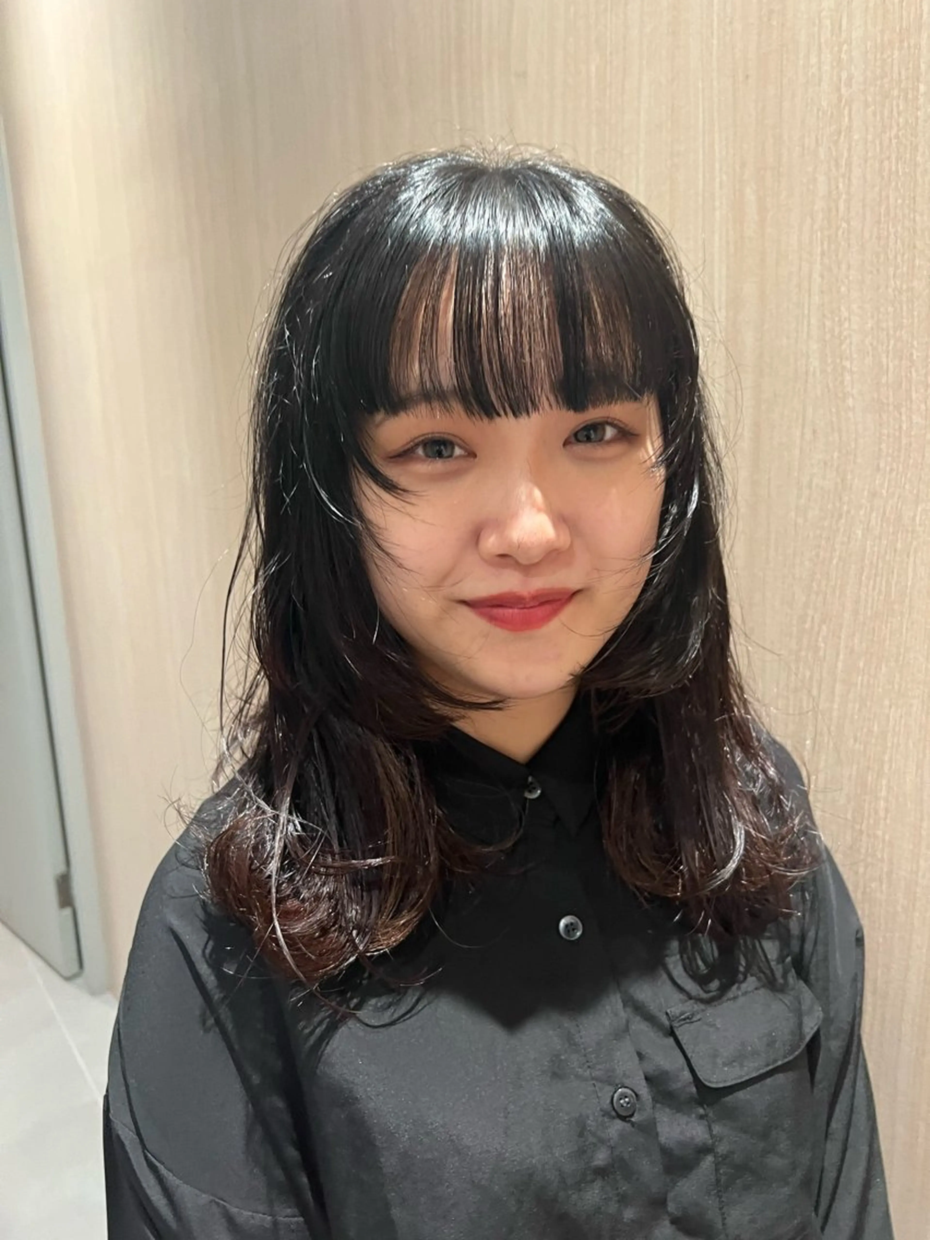 ミディアム 🐺立川のウルフ屋 さん🐺おかみ🐺のヘアスタイル