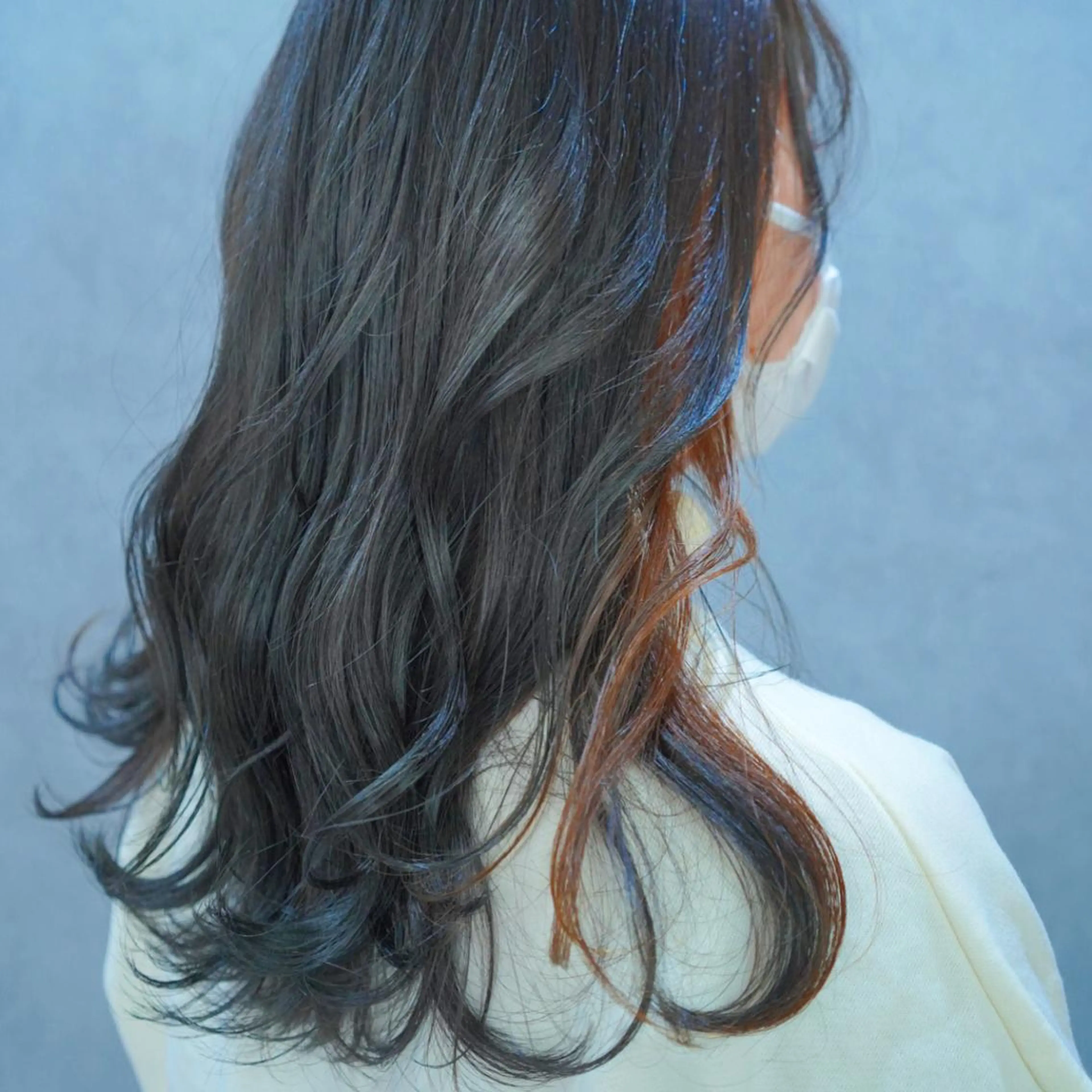 ロング カラー インナーカラー 縮毛矯正 伊藤 玲衣のヘアスタイル