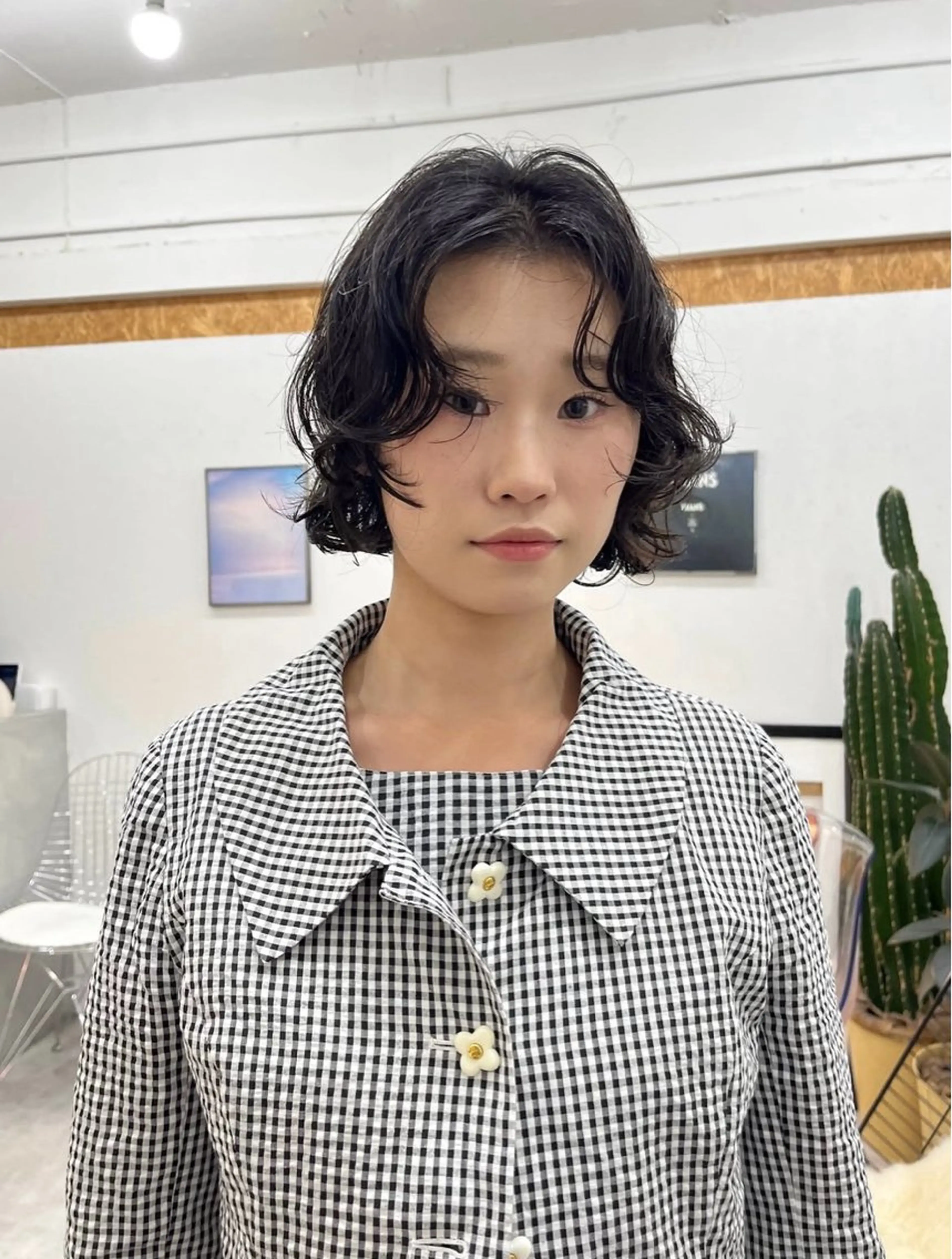 ショート ボブパーマ🥣KON コンナツミのヘアスタイル