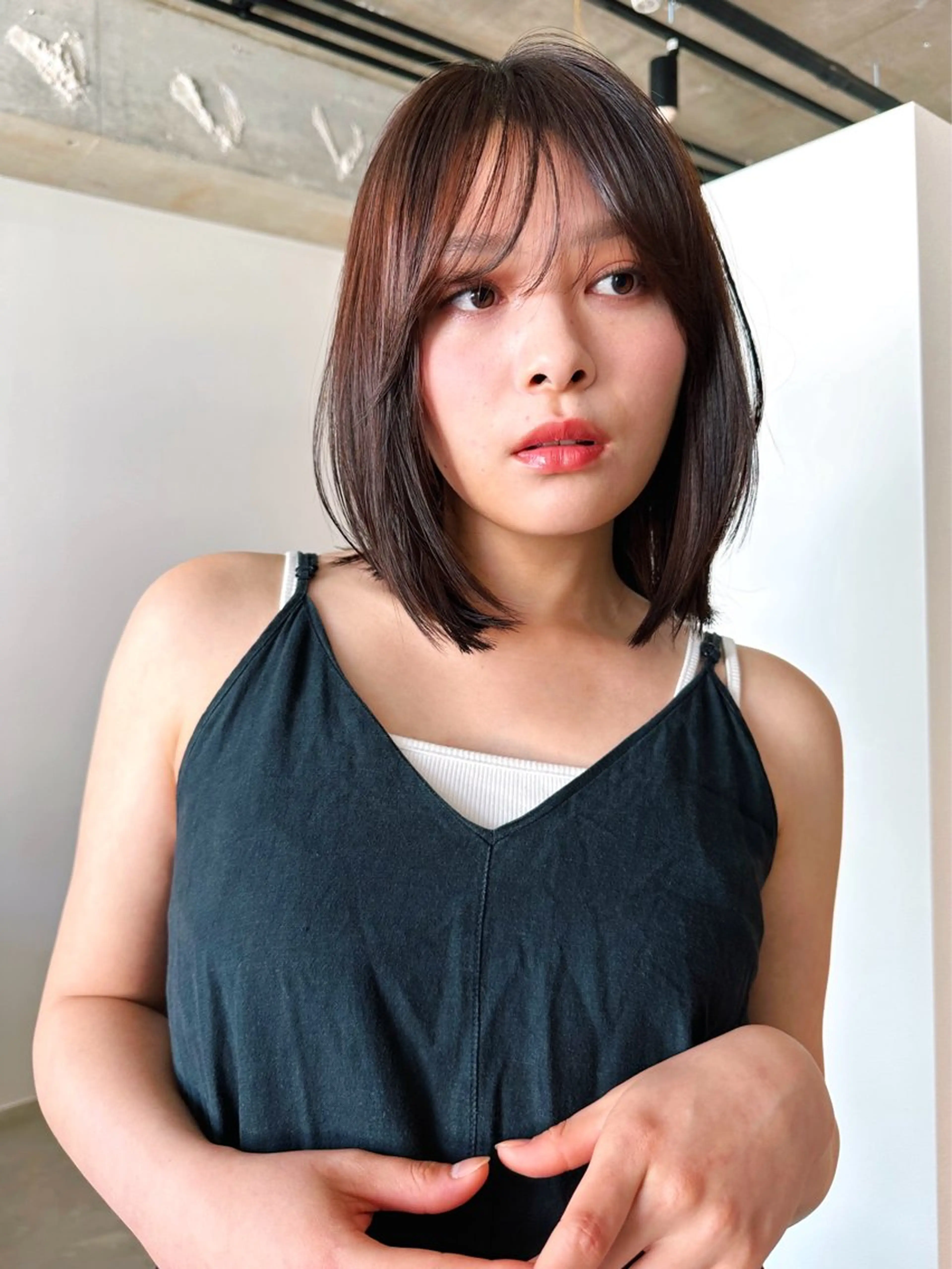 ショート カラー パーマ kazuki【顔周り ×レイヤーカット】のヘアスタイル