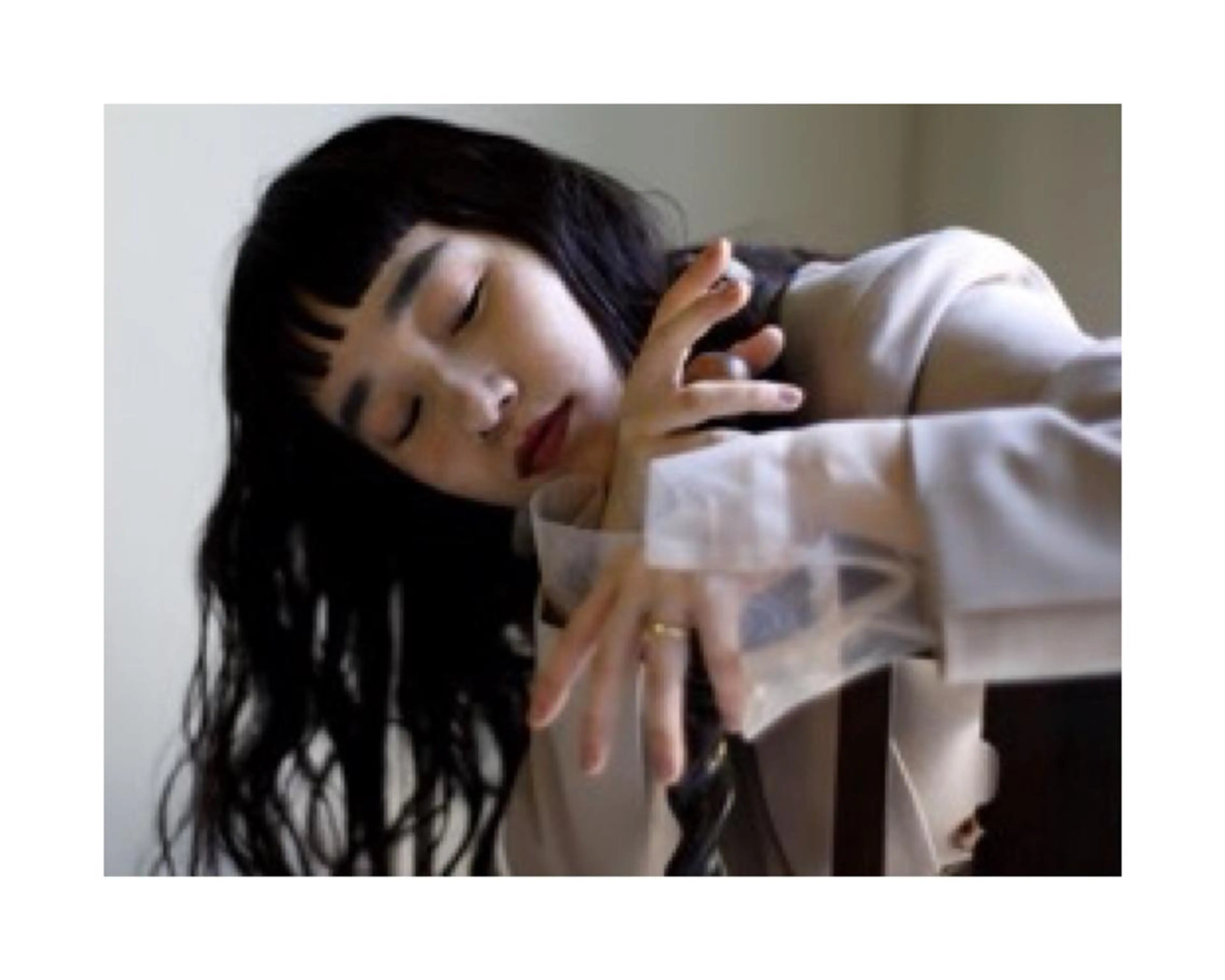 ロング カラー 三代 ゆりあのヘアスタイル