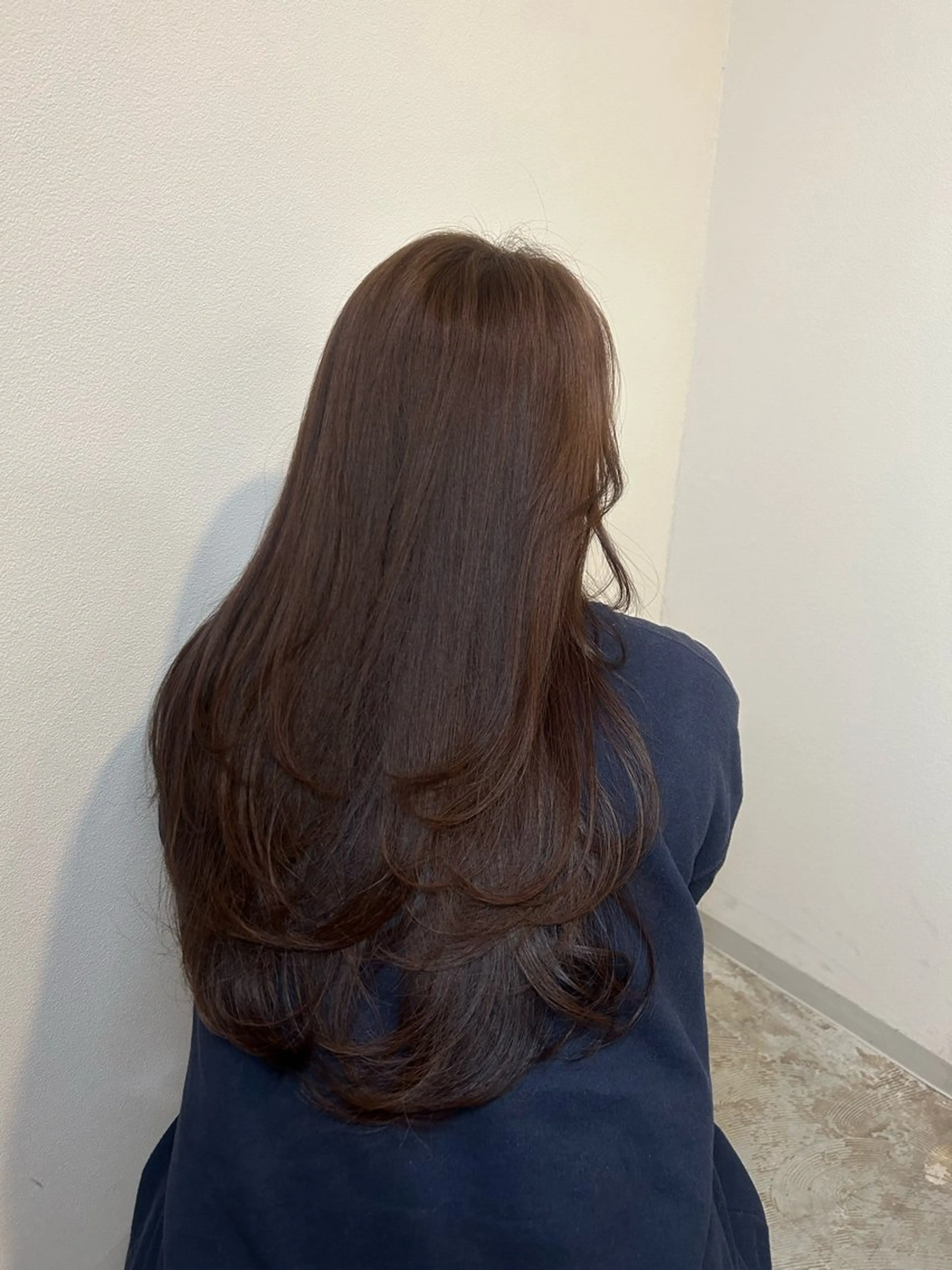 ロング カラー カット ヘアカラー トリートメント 小澤 一稀のヘアスタイル