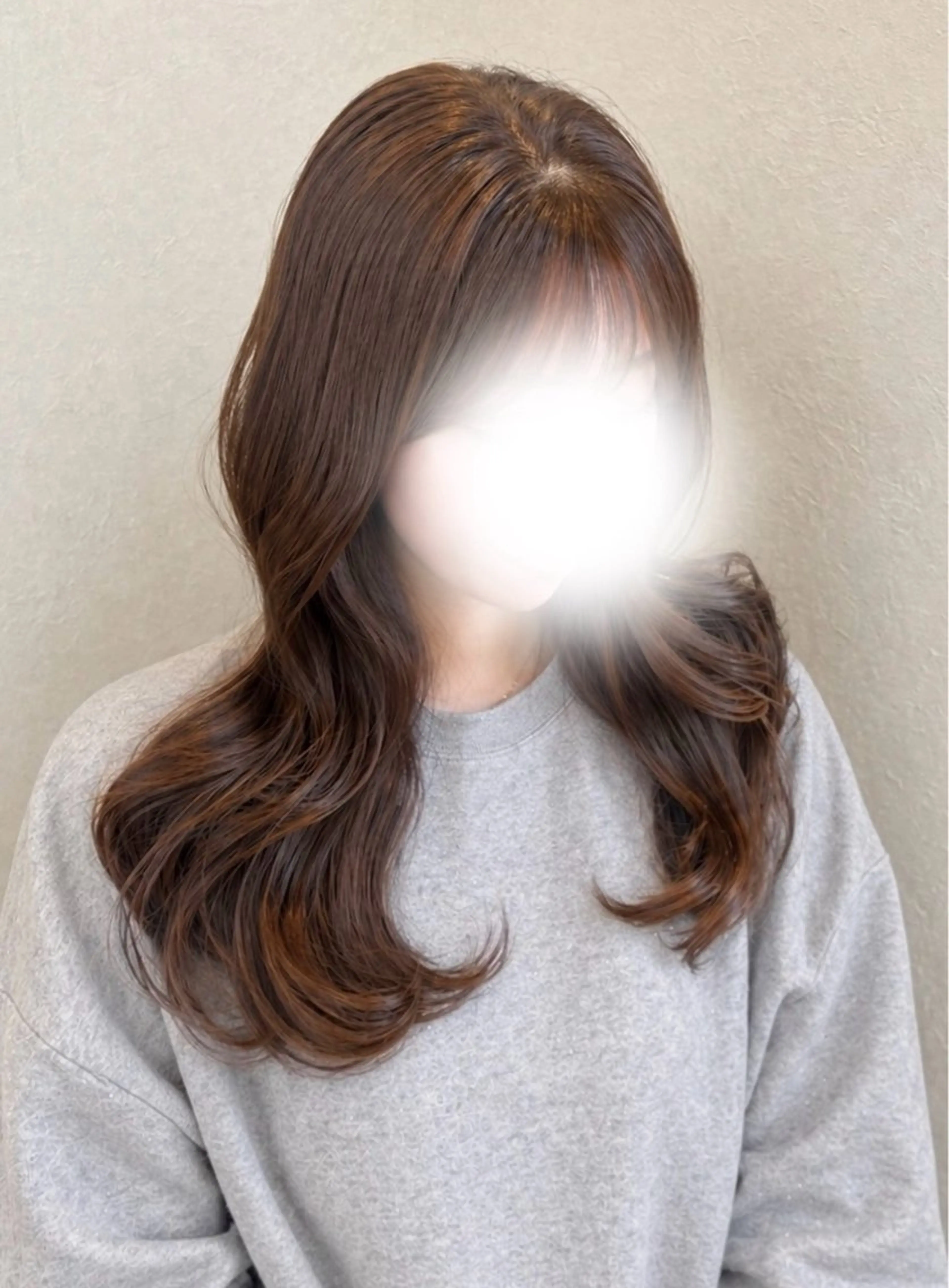 ロング カラー 艶感暖色カラー🥀/ レイヤー / れいかのヘアスタイル