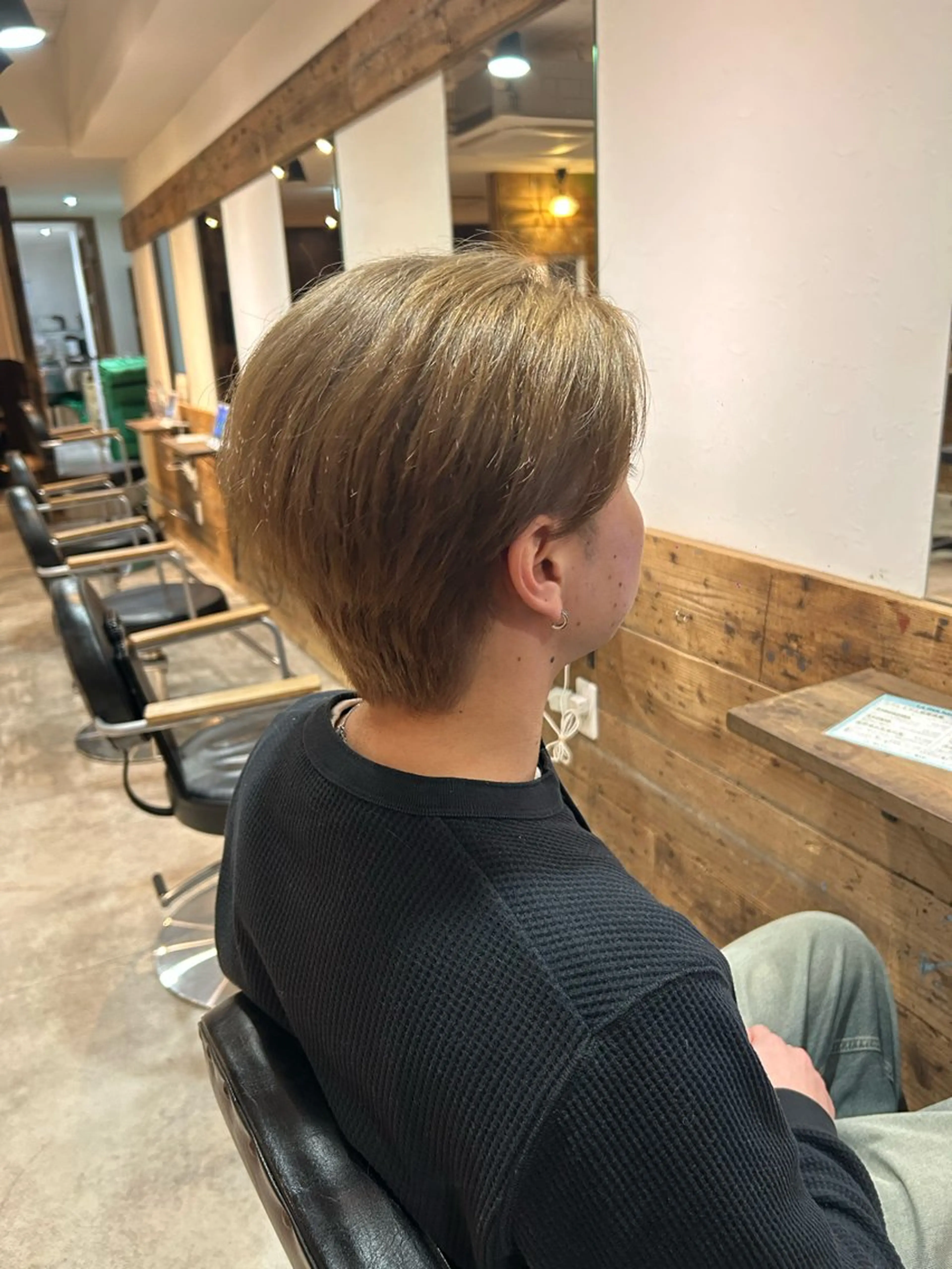 ショート Lafith  hair flamme所属・哲平／ショート／メ ンズ／ボブ／艶髪✨のヘアスタイル