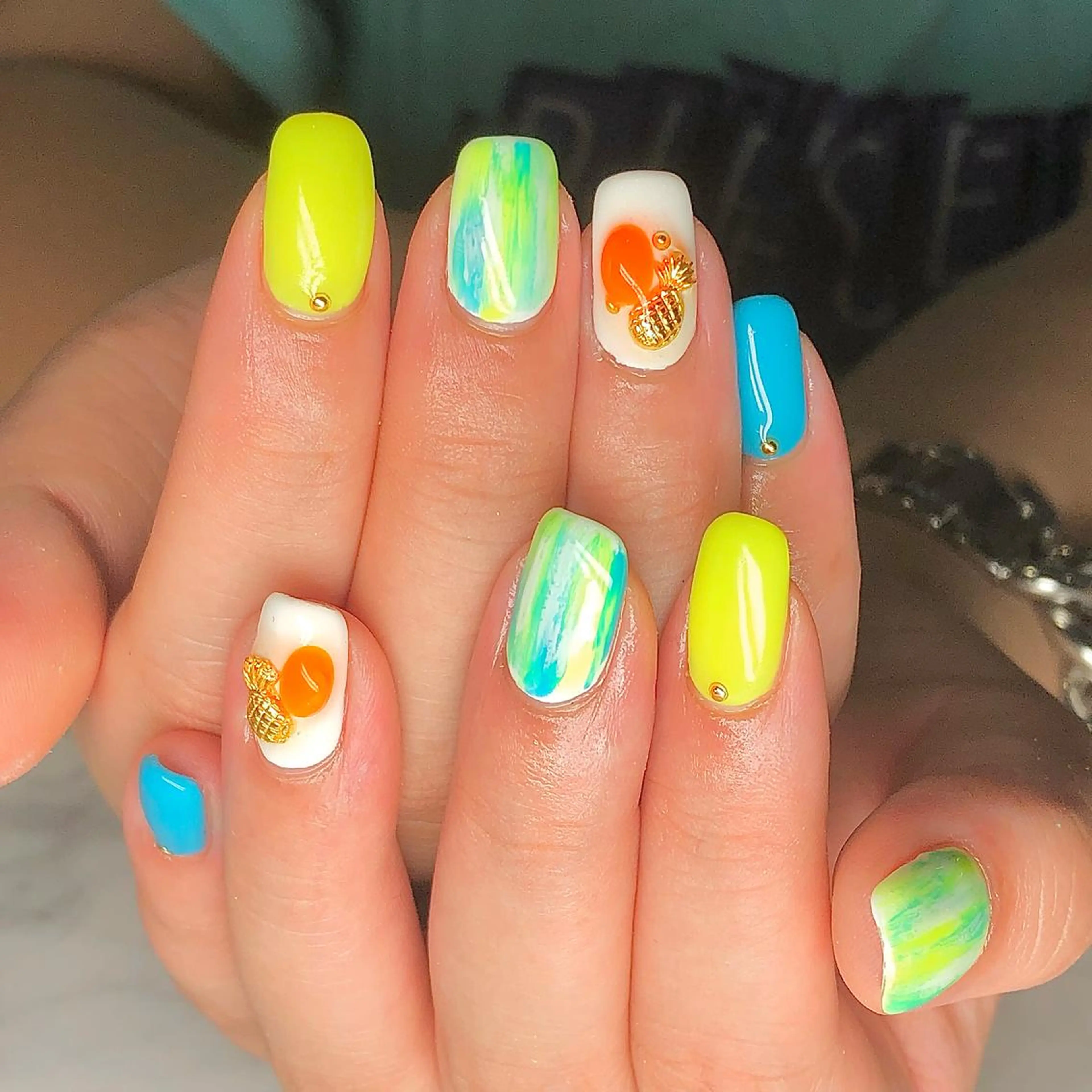 ショート ネイル 🦋Kiyomi. 🦋のネイルデザイン