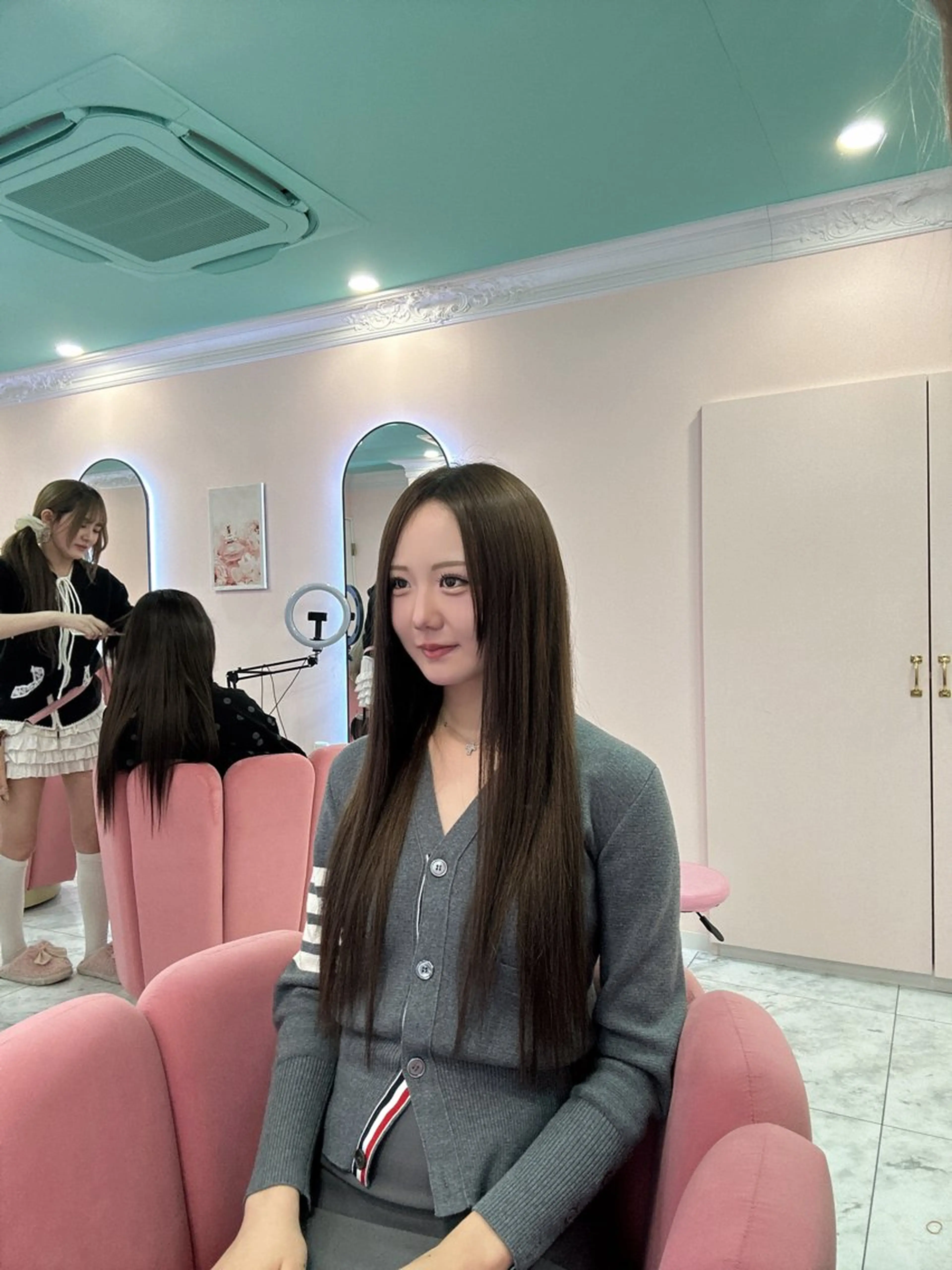 ロング カット エクステ シールエクステの女神 🍑Momo🍑のヘアスタイル