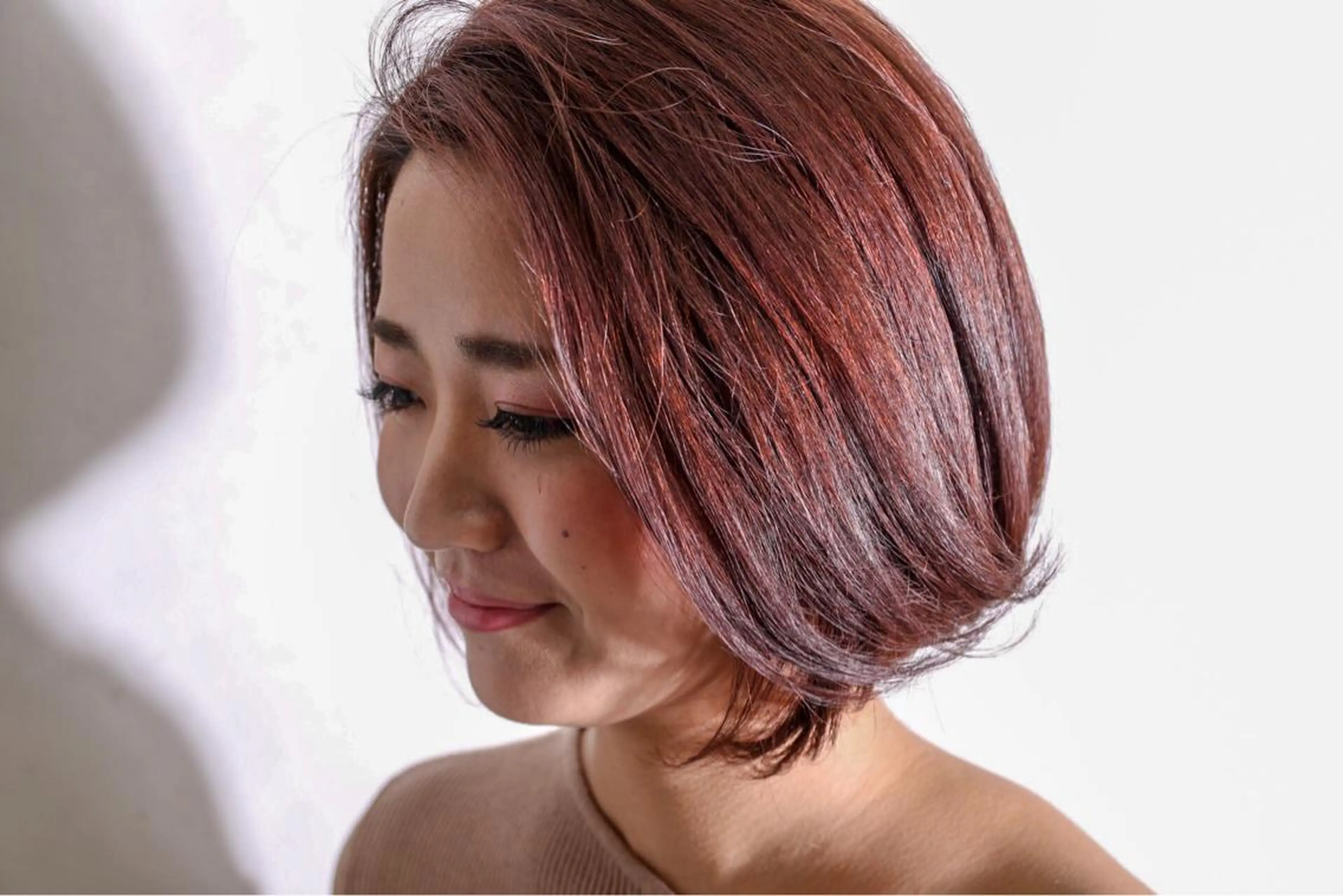 ショート カラー ハイライトカラー ラベンダーカラー ハイライト &.TIGRE 永野成知のヘアスタイル