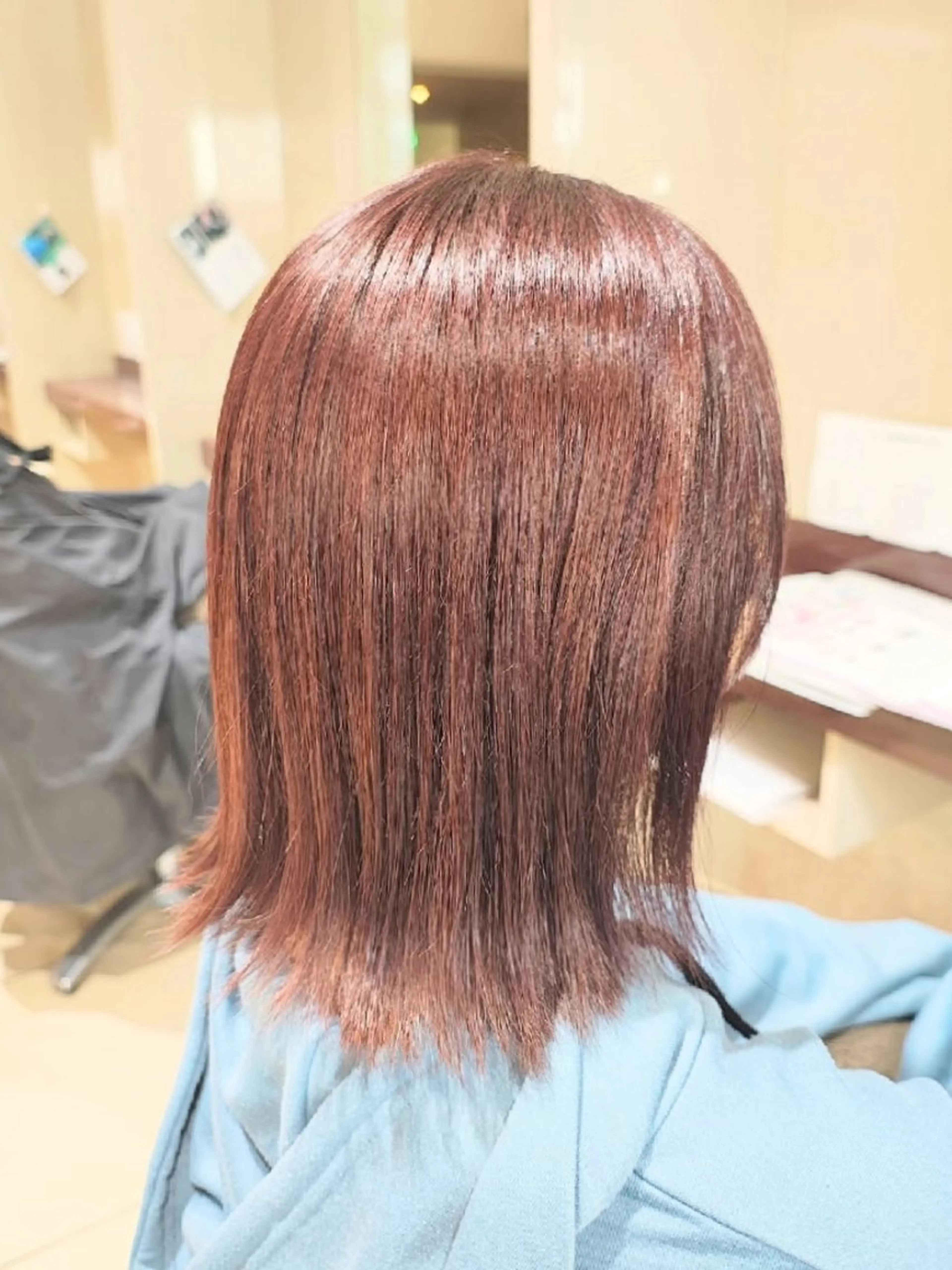 ミディアム カラー 清水 怜子のヘアスタイル