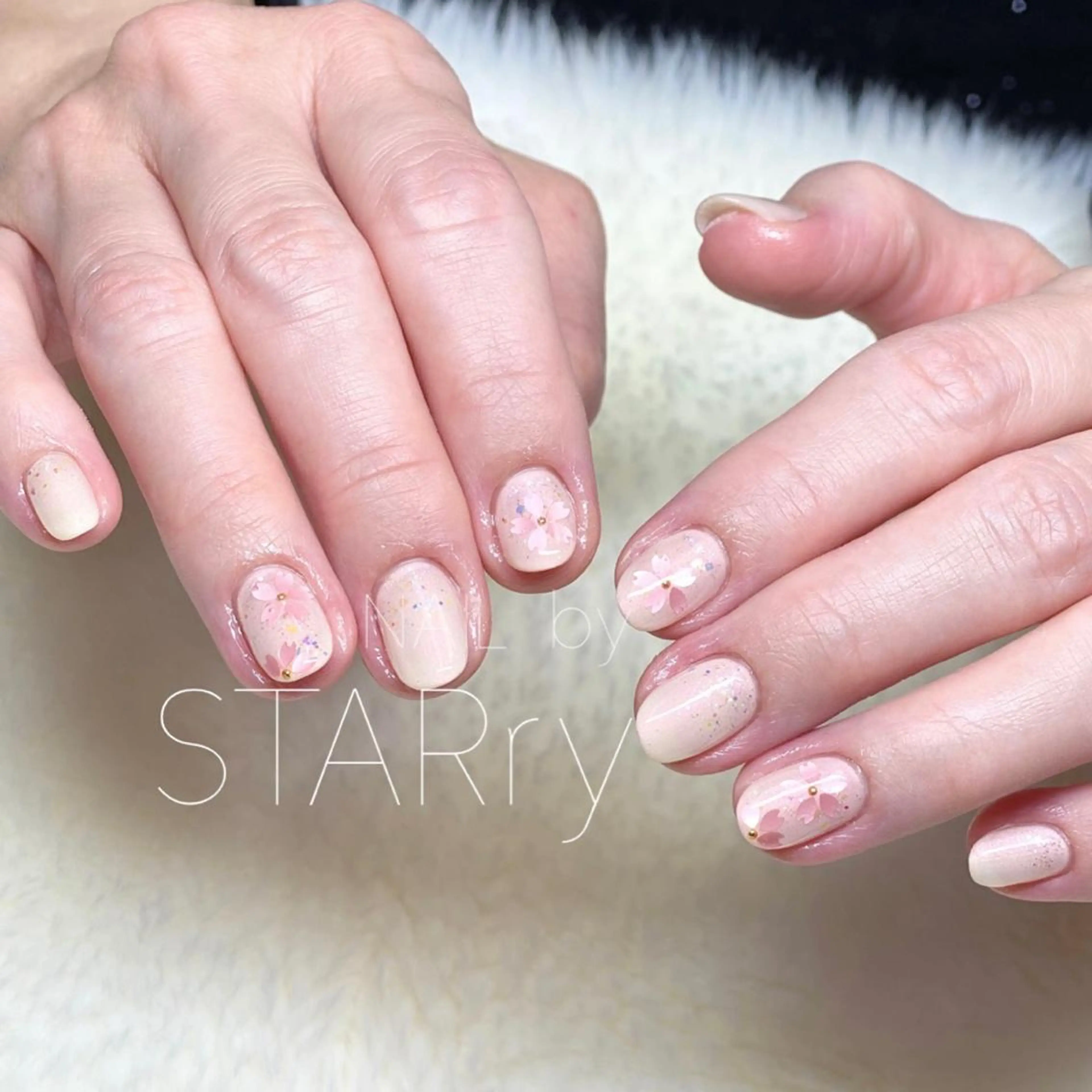 ネイル アートネイル ジェルネイル ニュアンスネイル パラジェル シンプルネイル ハンドネイル NAIL by STARry 川口のネイルデザイン