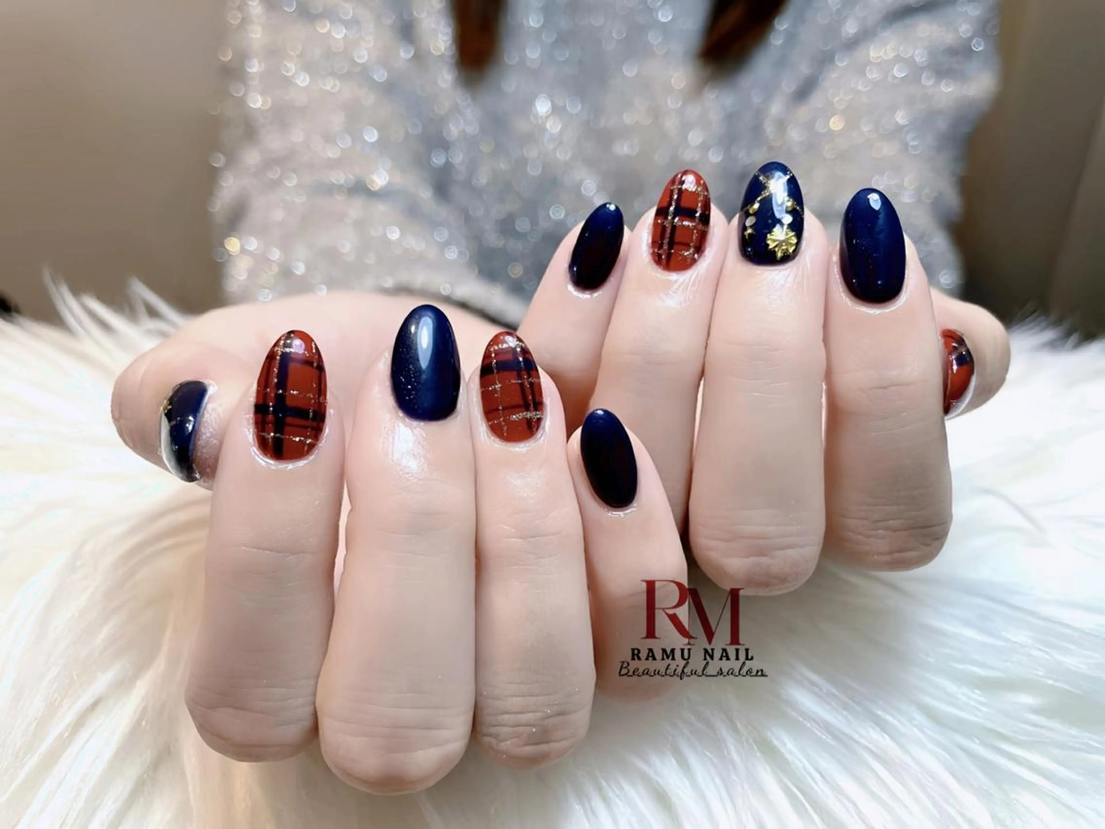 ネイル アートネイル チークネイル 長さ出し フレンチネイル グラデーション RAMU_Nail 池袋店のネイルデザイン