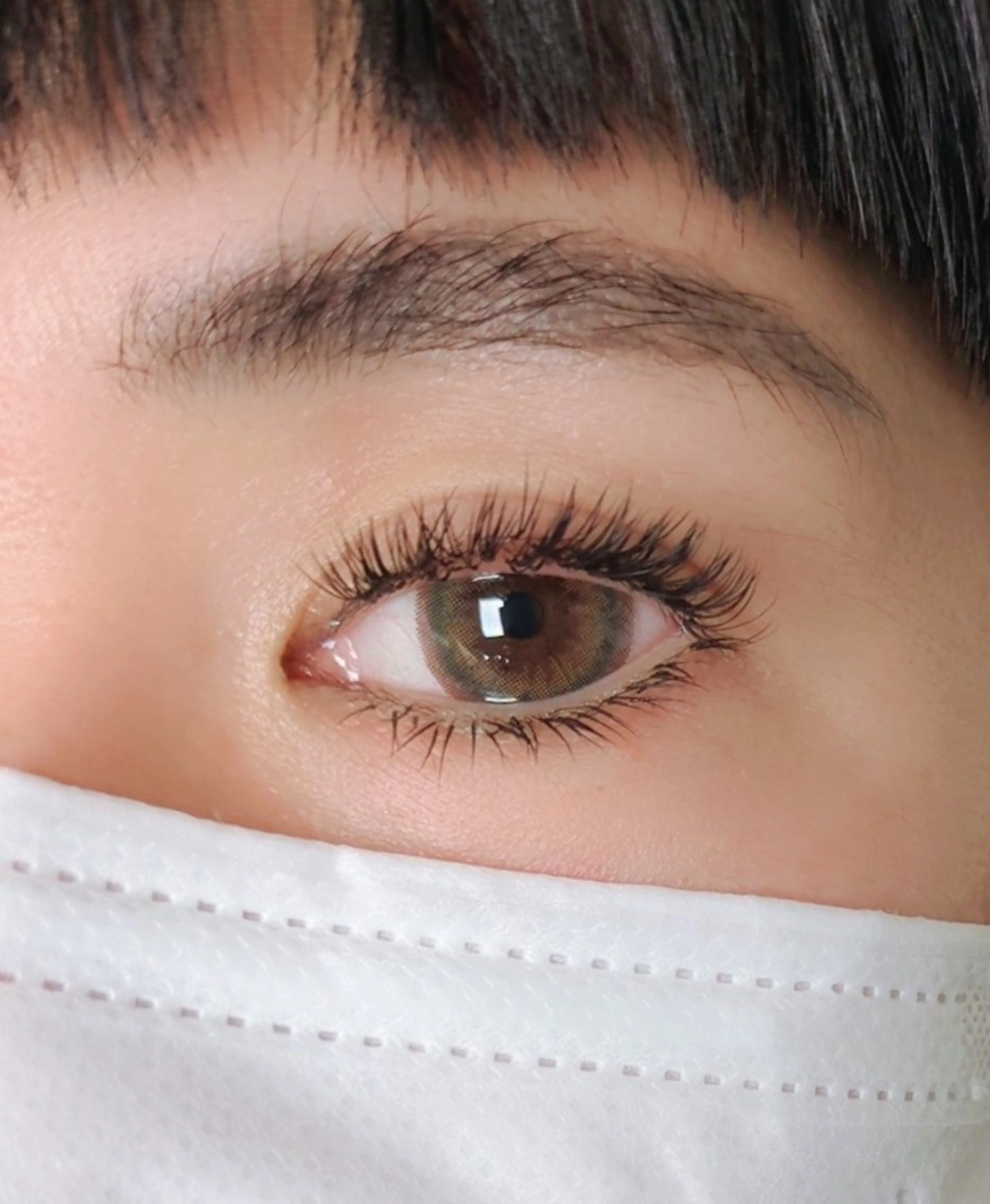 まつ毛エクステ100本(フラットラッシュダブルに変更可能)の写真
