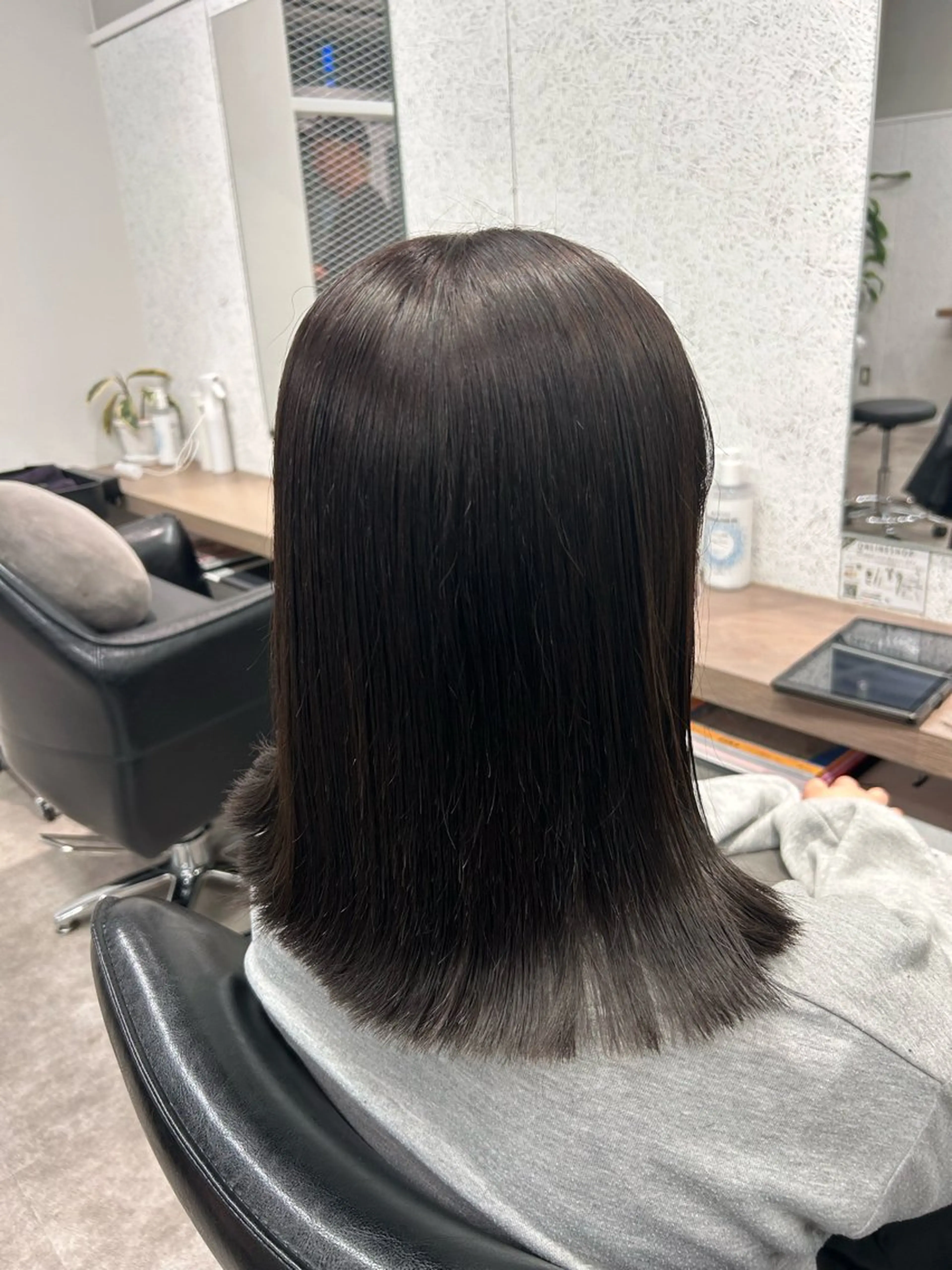 ミディアム カット トリートメント ボブ/透明感カラー/ 髪質改善/🌙/ルナのヘアスタイル