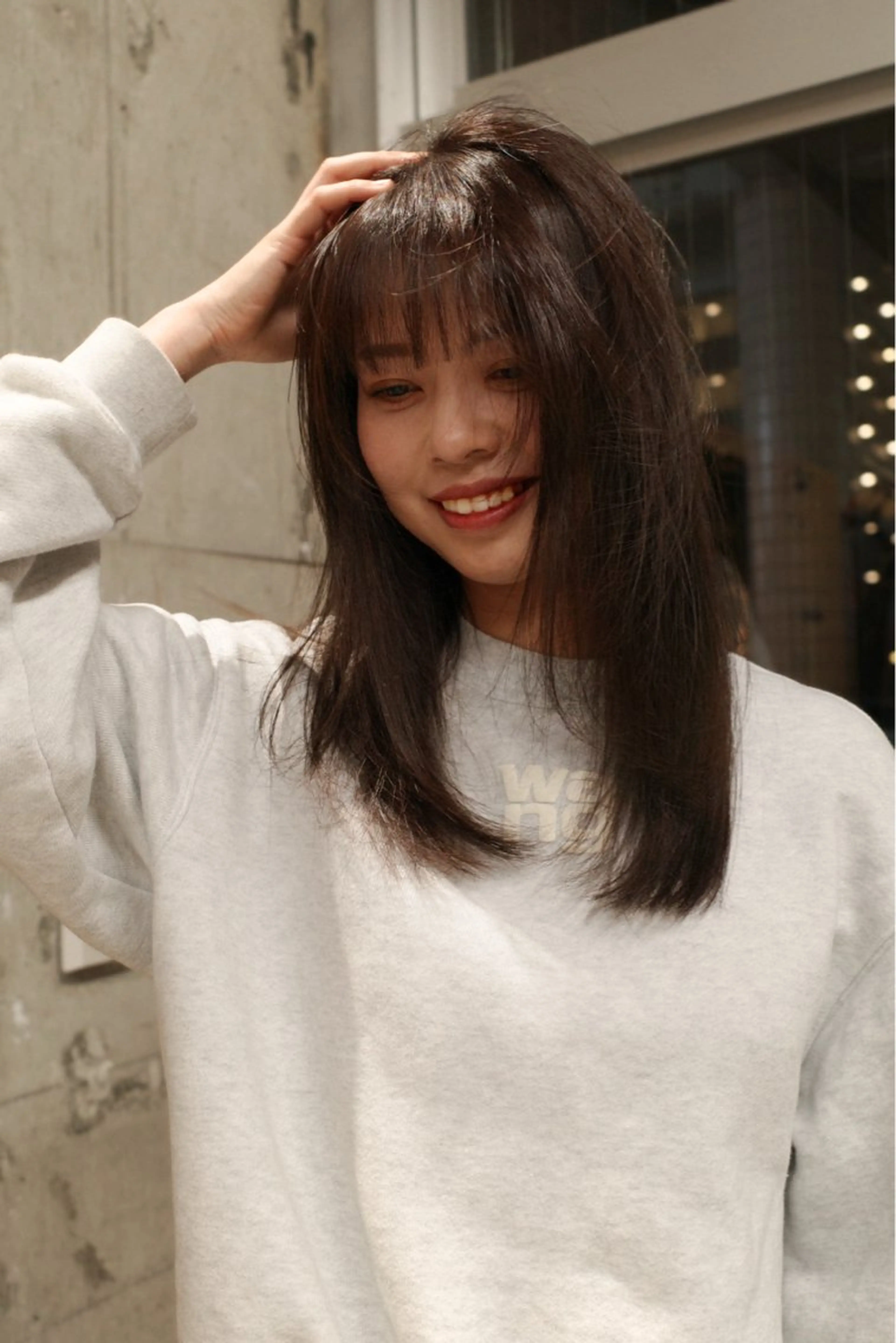 ロング 柔らかいオリーブ🍃 カラーNatsumiのヘアスタイル