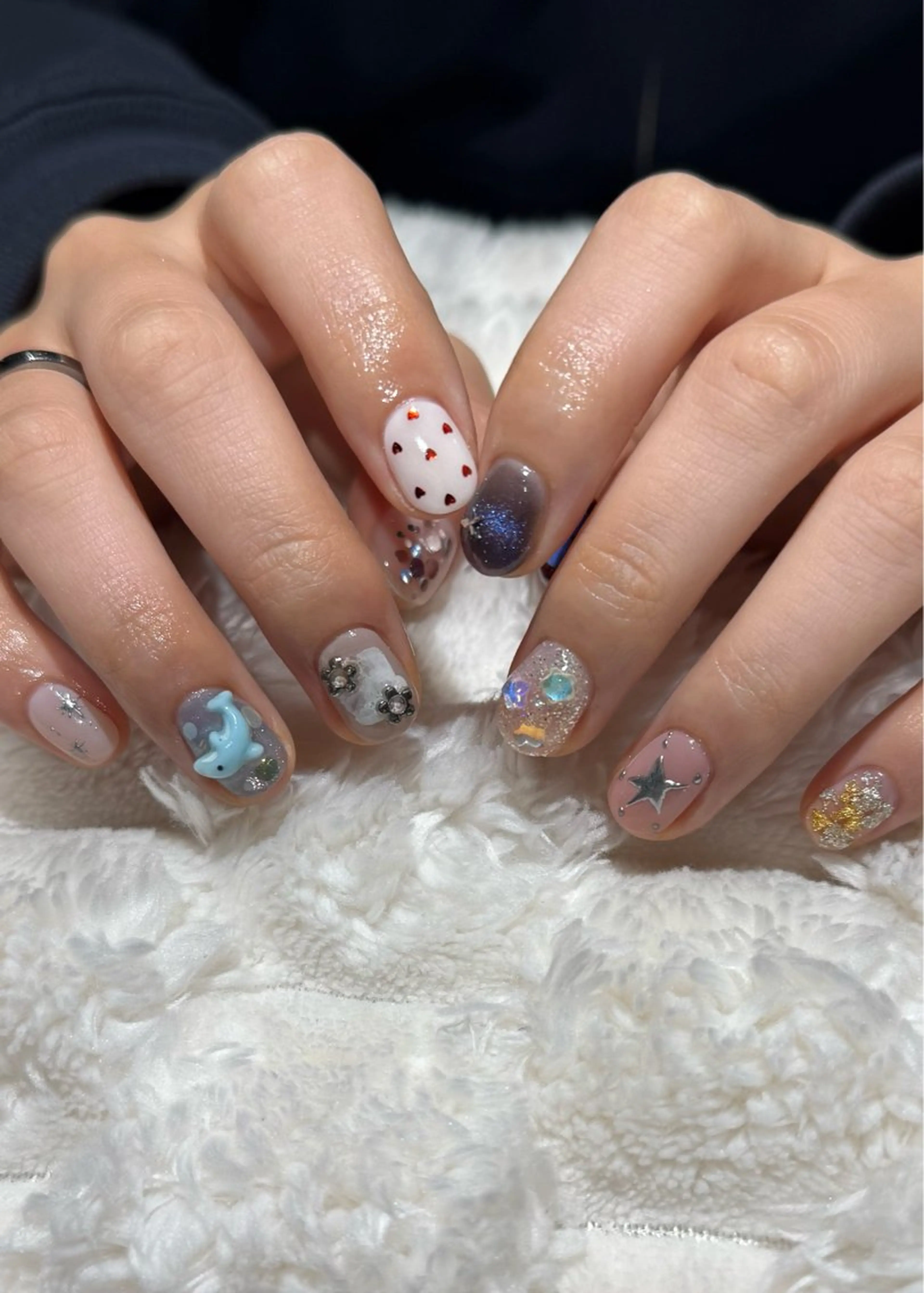 ネイル ハンドネイル m kaori𓃟のネイルデザイン