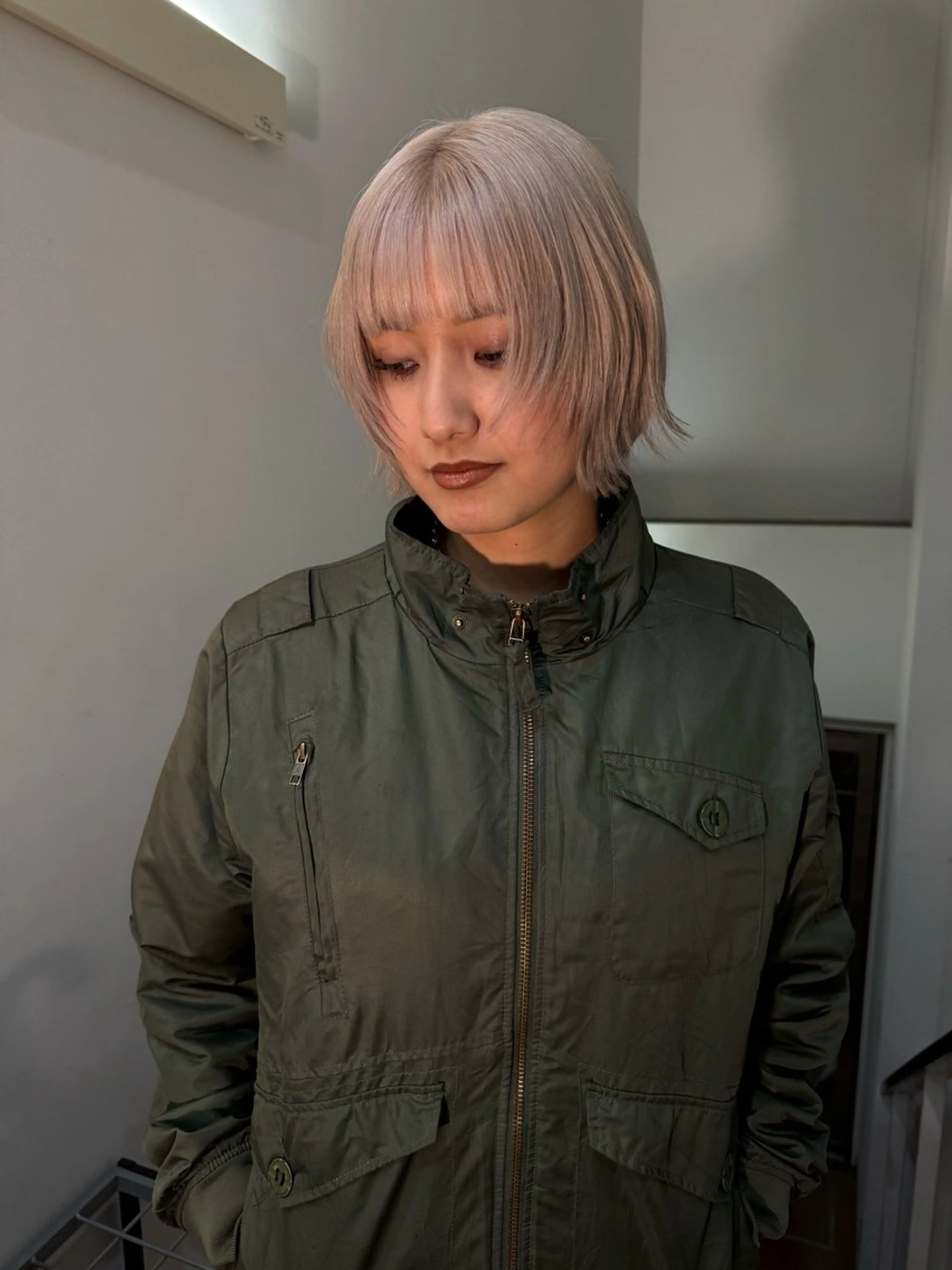カラー ベージュカラー ブリーチ ダブルカラー ハイトーンカラー ミルクティーベージュ ヘアカラー ハイトーンカラー/ sorane♥️のヘアスタイル