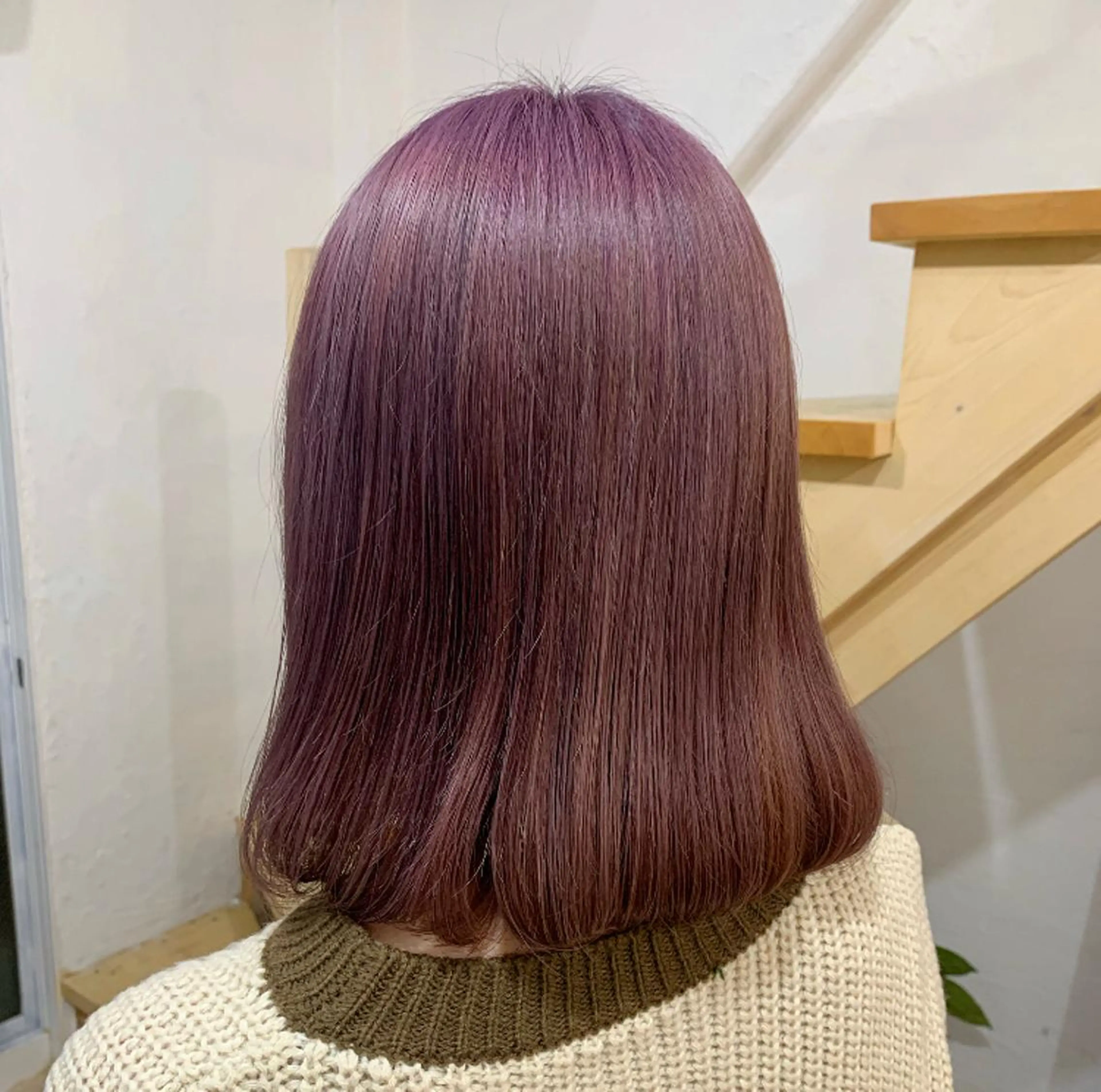 ミディアム カラー ブリーチ ラベンダーカラー ラベンダーピンク ピンクカラー 🎀 原宿/ブリーチ 🎀　♡Reina♡のヘアスタイル