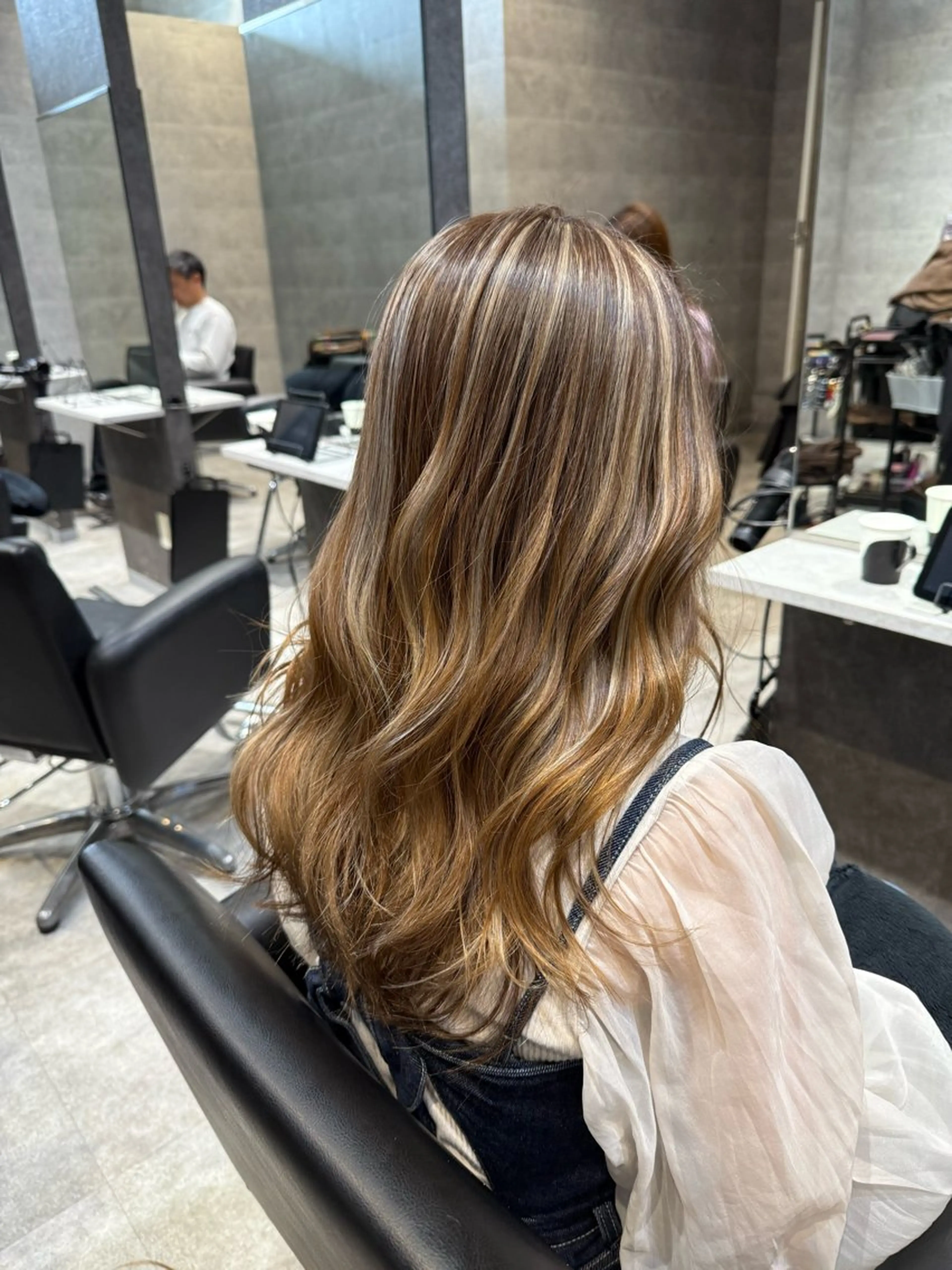 【ケアブリーチ】カット+3Dハイライトフル+カラー+ TOKIO TR/の写真