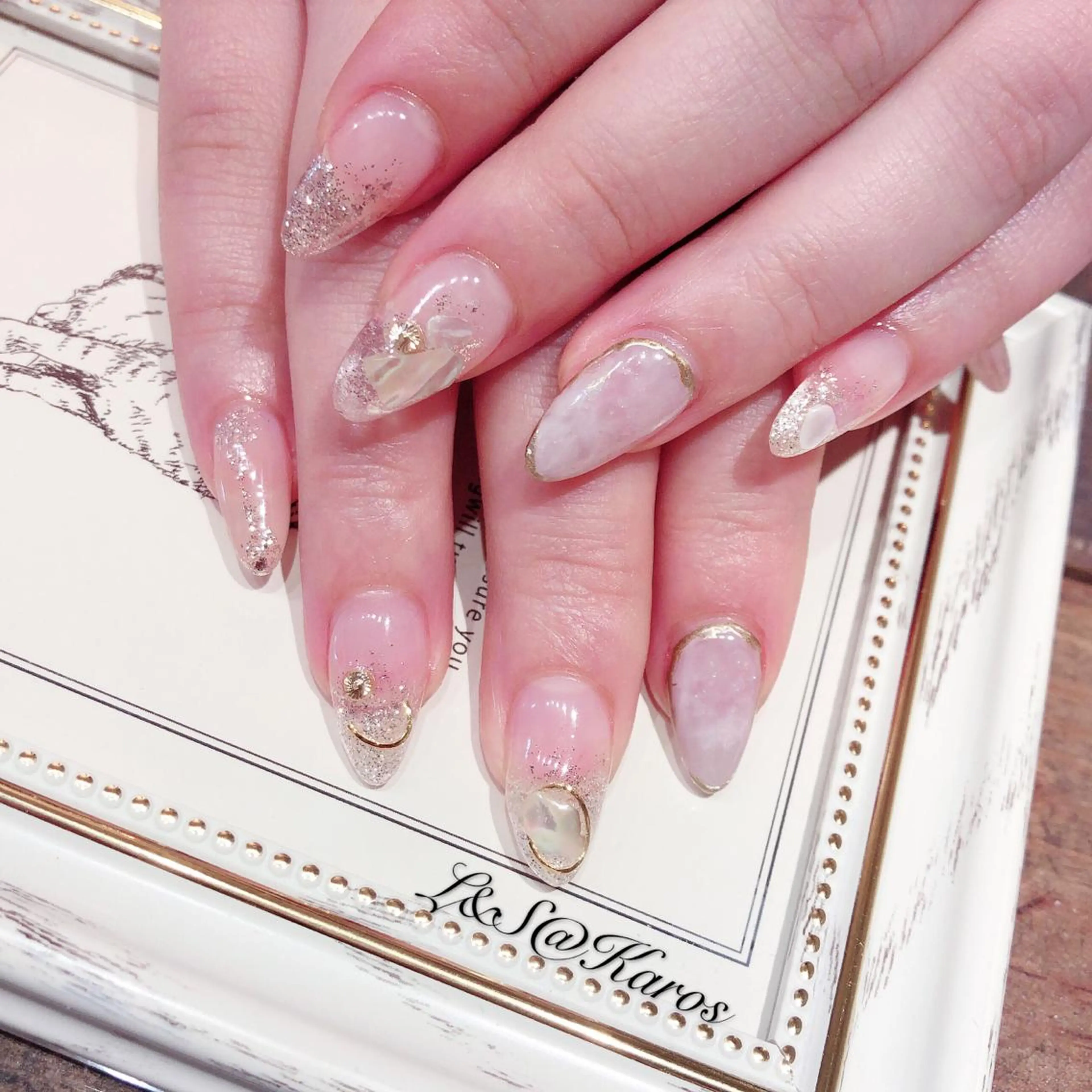 ネイル ハンドネイル L&S@ Karosのネイルデザイン