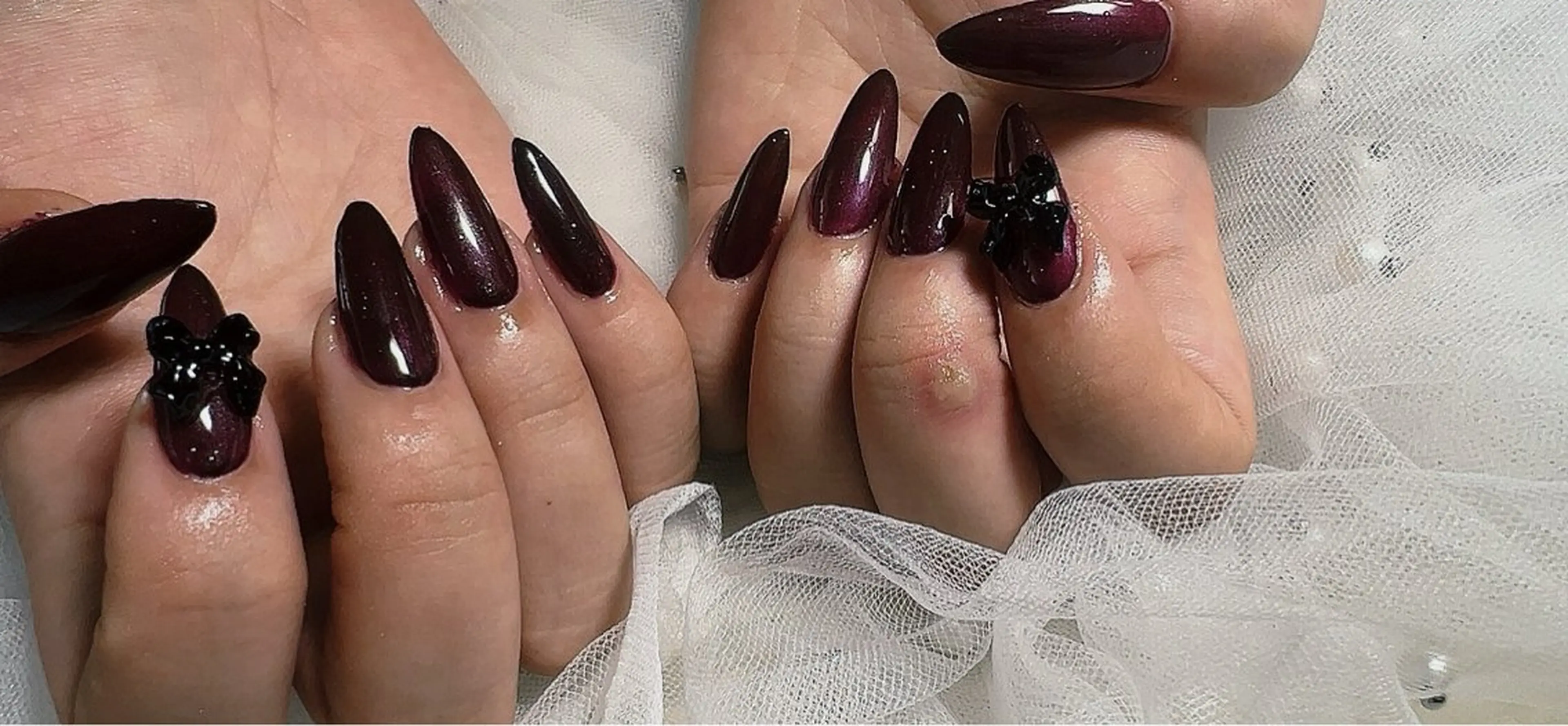 ネイル ボルドー ハンドネイル Ruana Nailのネイルデザイン