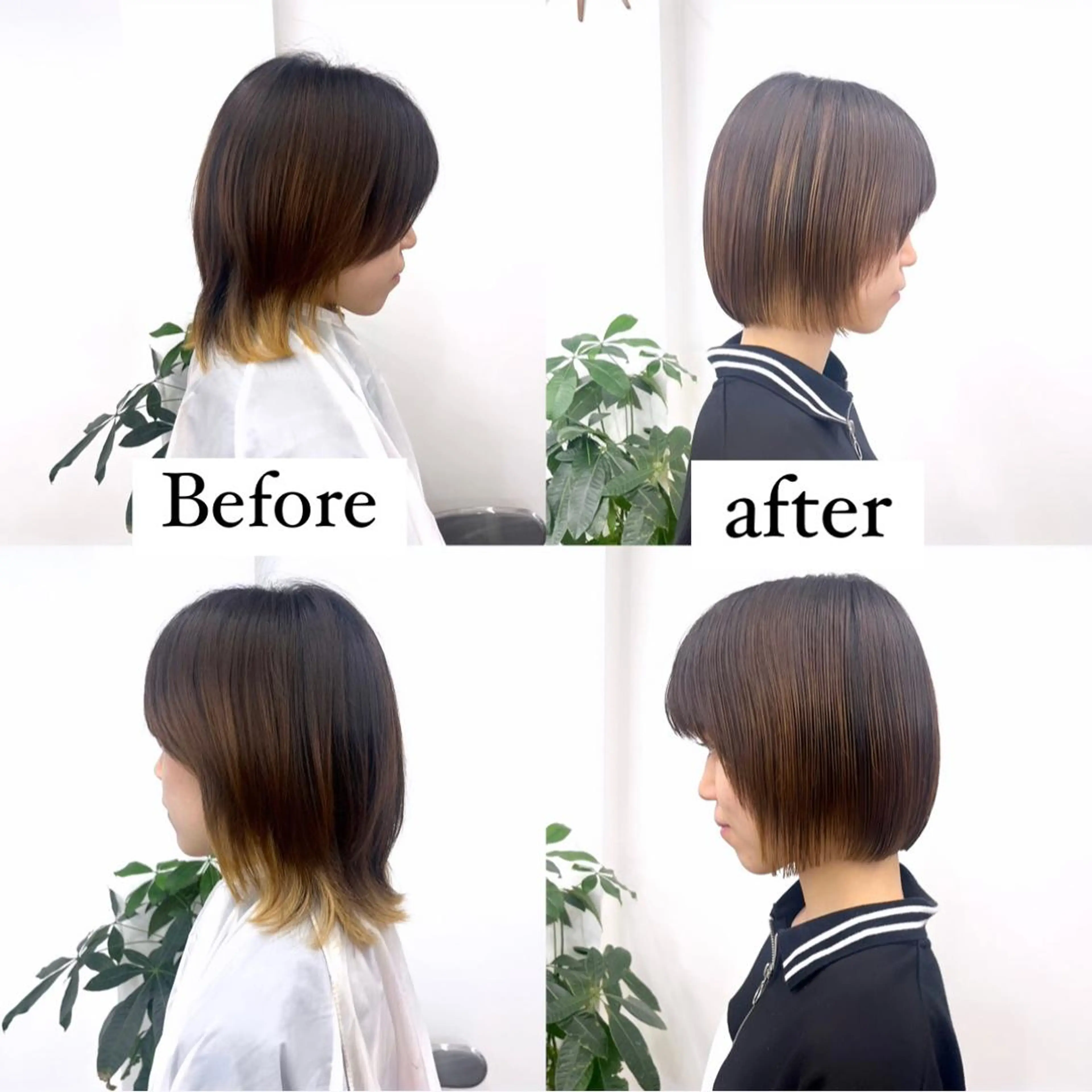 ショート カラー ヘアアレンジ 成人式 結婚式・ブライダル ショートボブ ボブ 入学式 HIROKO / 透明感暖色カラー🎀のヘアスタイル