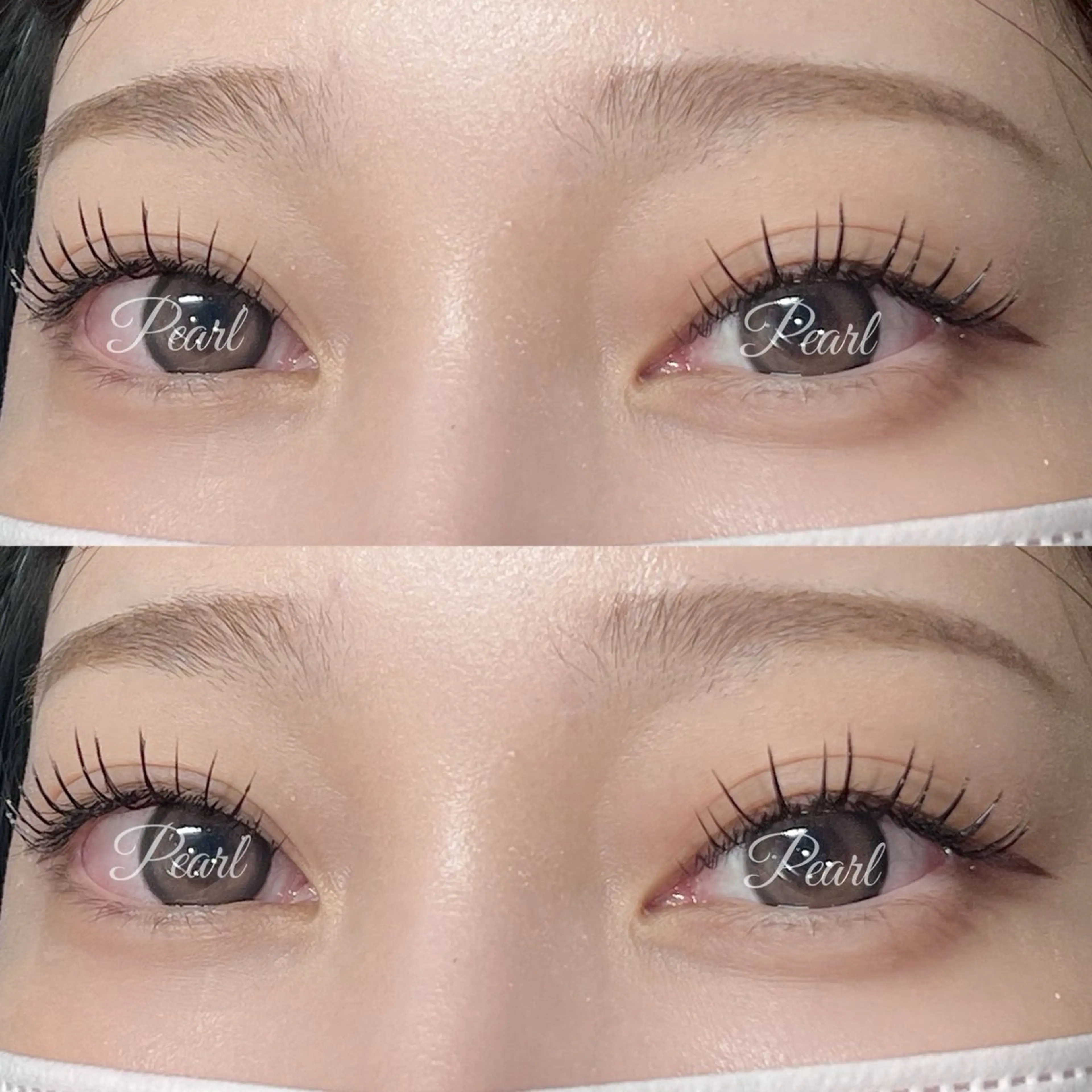 マツエク・マツパ 韓国風マツエク Lカール マツエク Pearl 四条大宮 〜AOI〜のマツエク・マツパデザイン