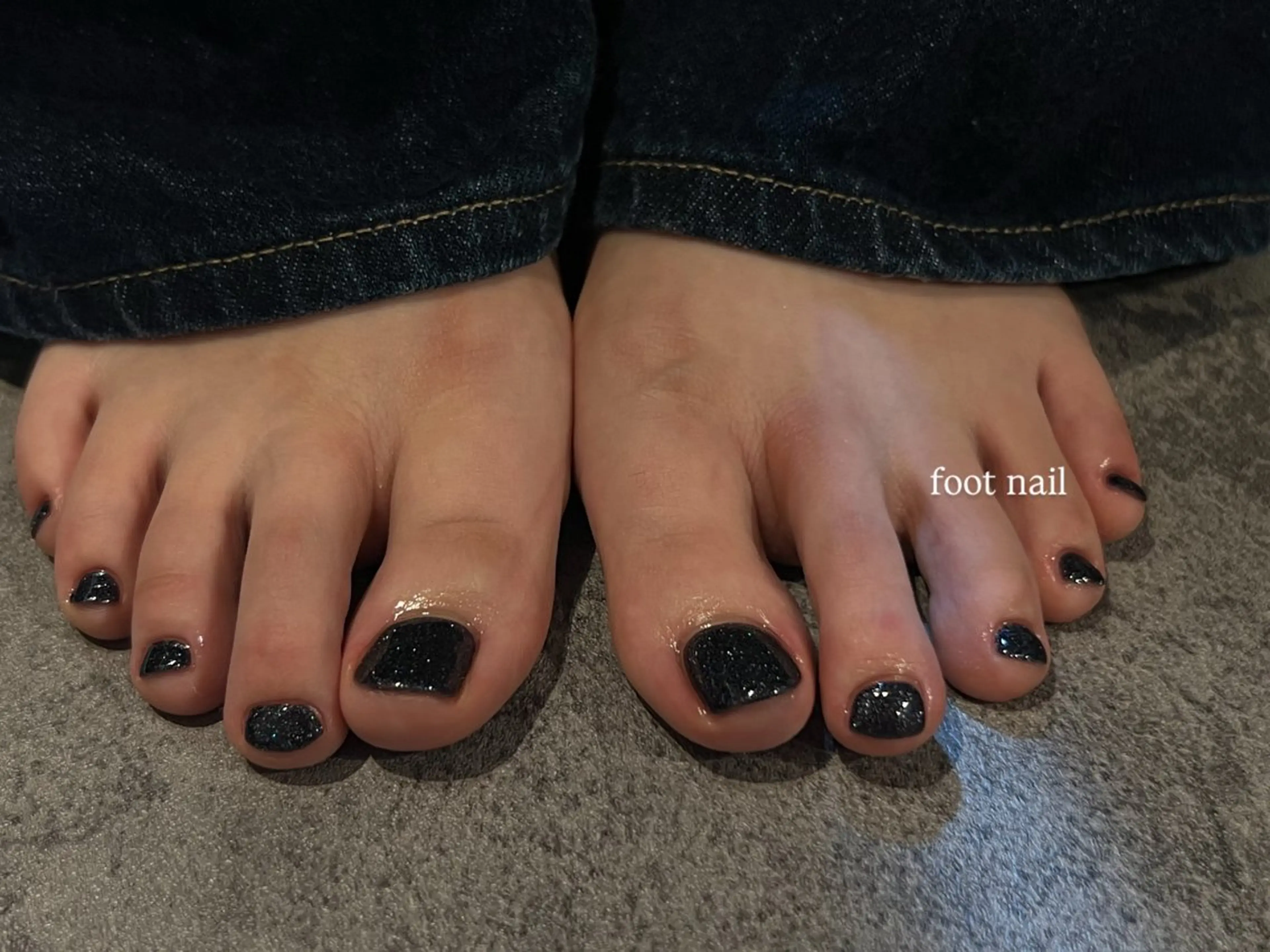 フットワンカラー🐾【甘皮ケア＋オフ無料（ジェル）】の写真