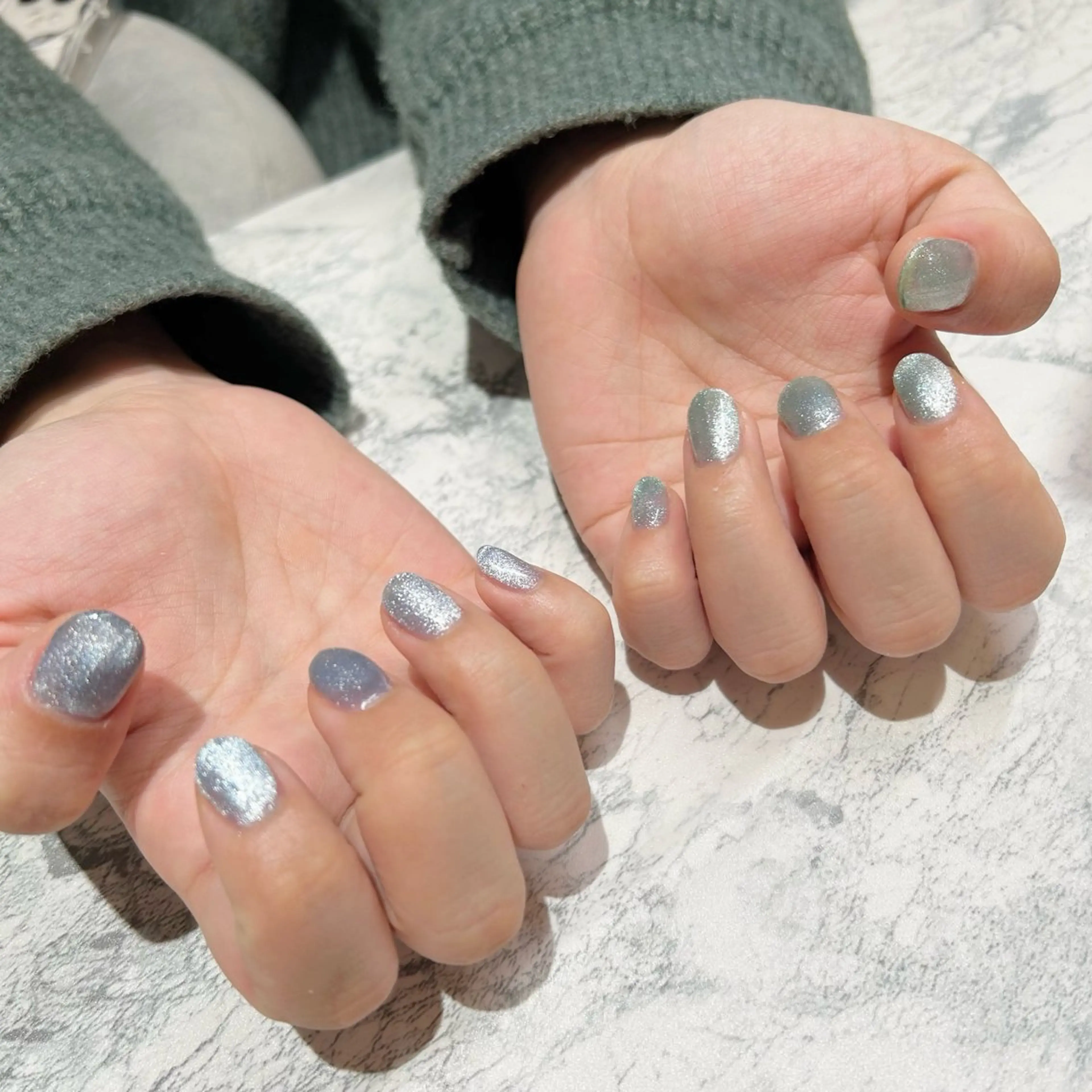 ネイル ハンドネイル ハンドケア マグネット/心斎橋 LoLo.カレラのネイルデザイン