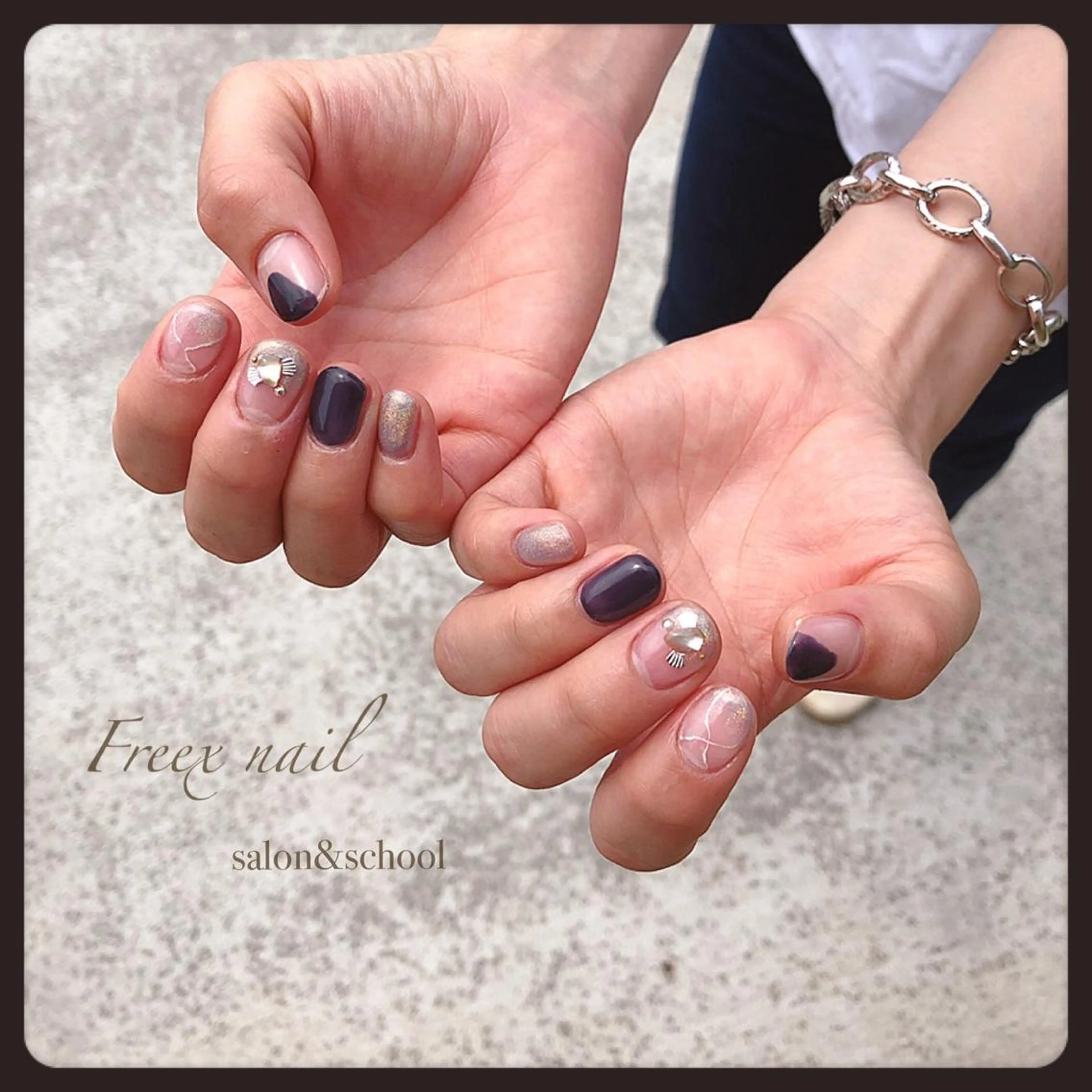 ネイル Freex nail所属・freex nail /ニュアンス/個性派のネイルデザイン