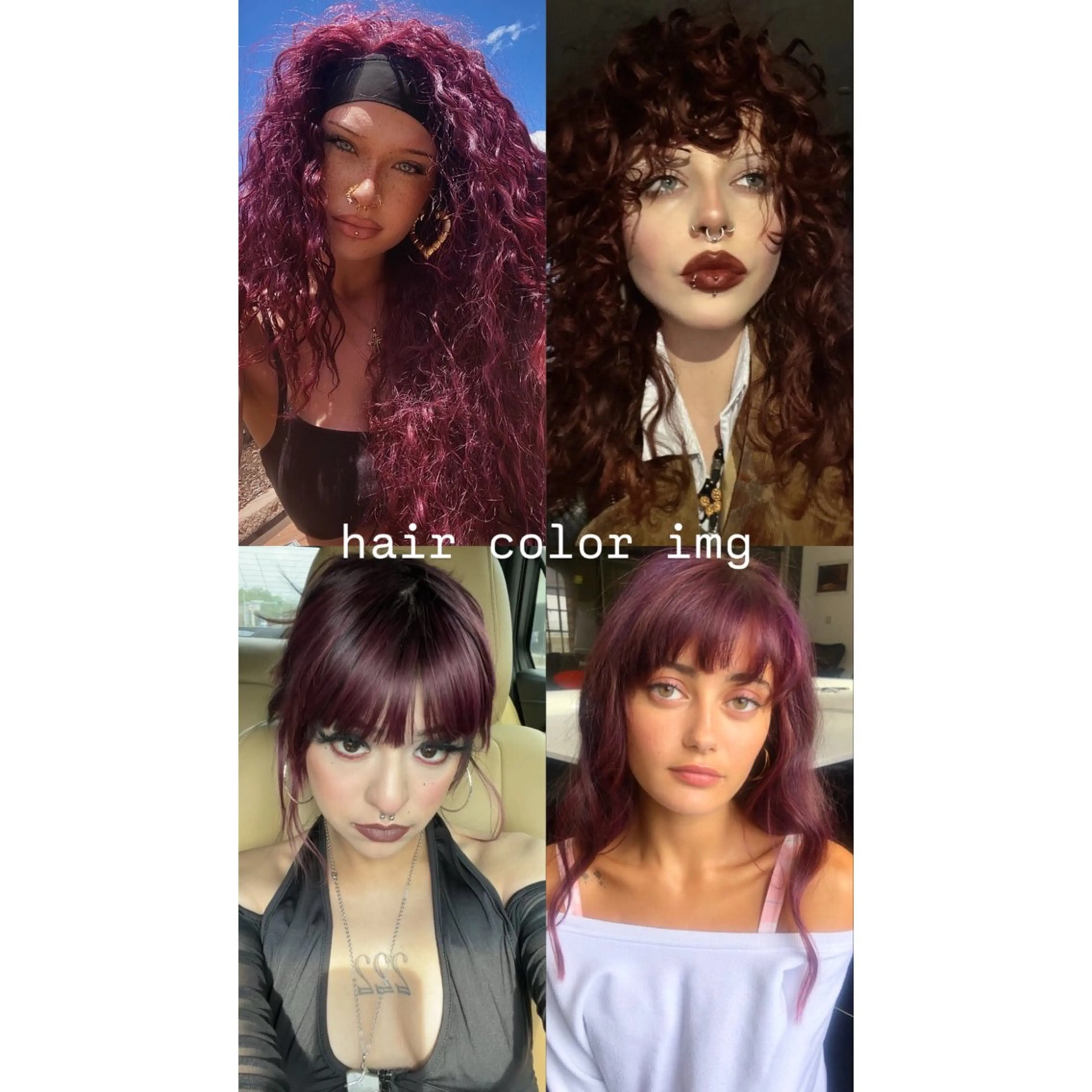 カラー 熊取谷 茉那のヘアスタイル