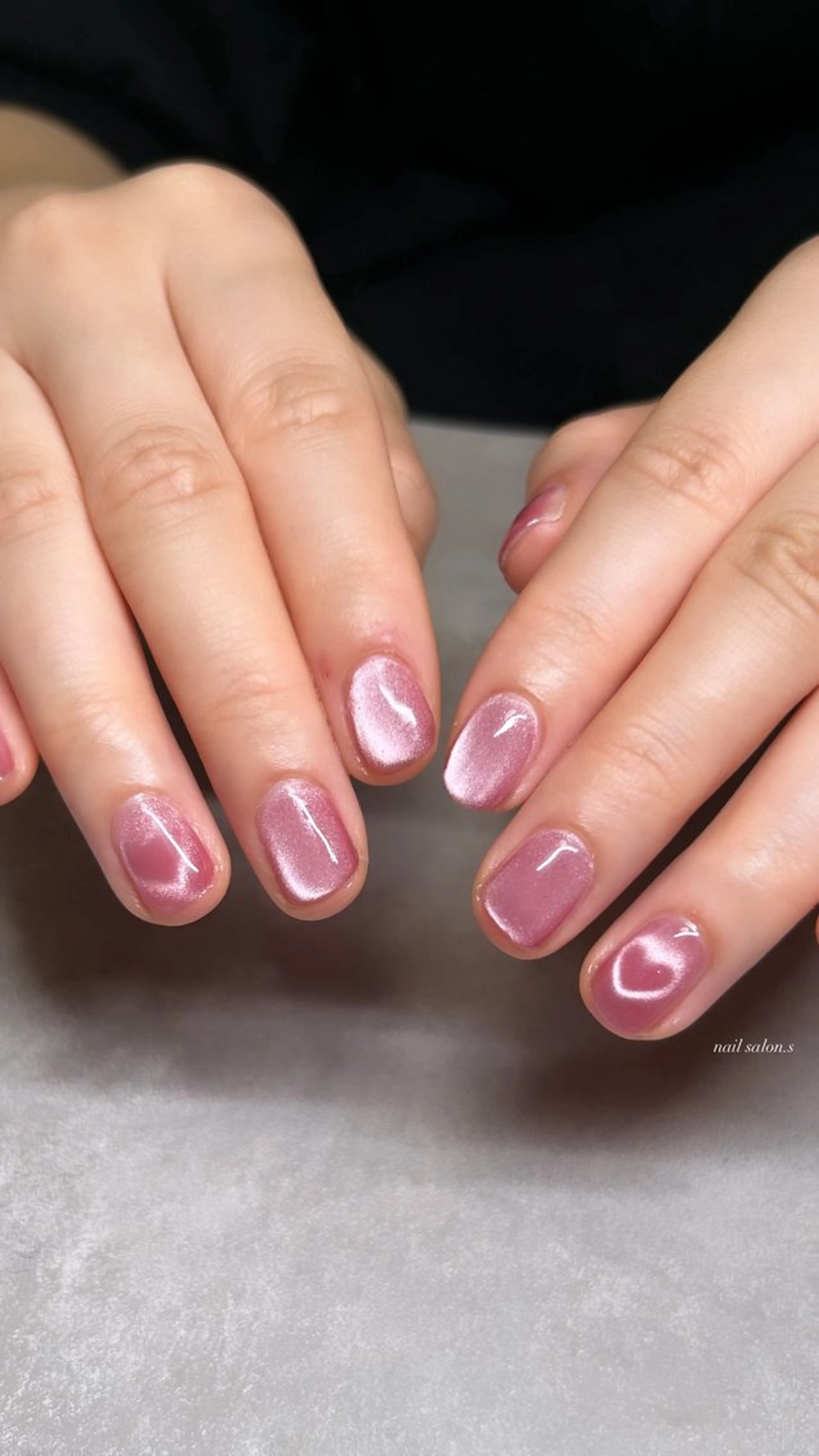 ネイル ハート ハンドネイル 関山 志乃のネイルデザイン