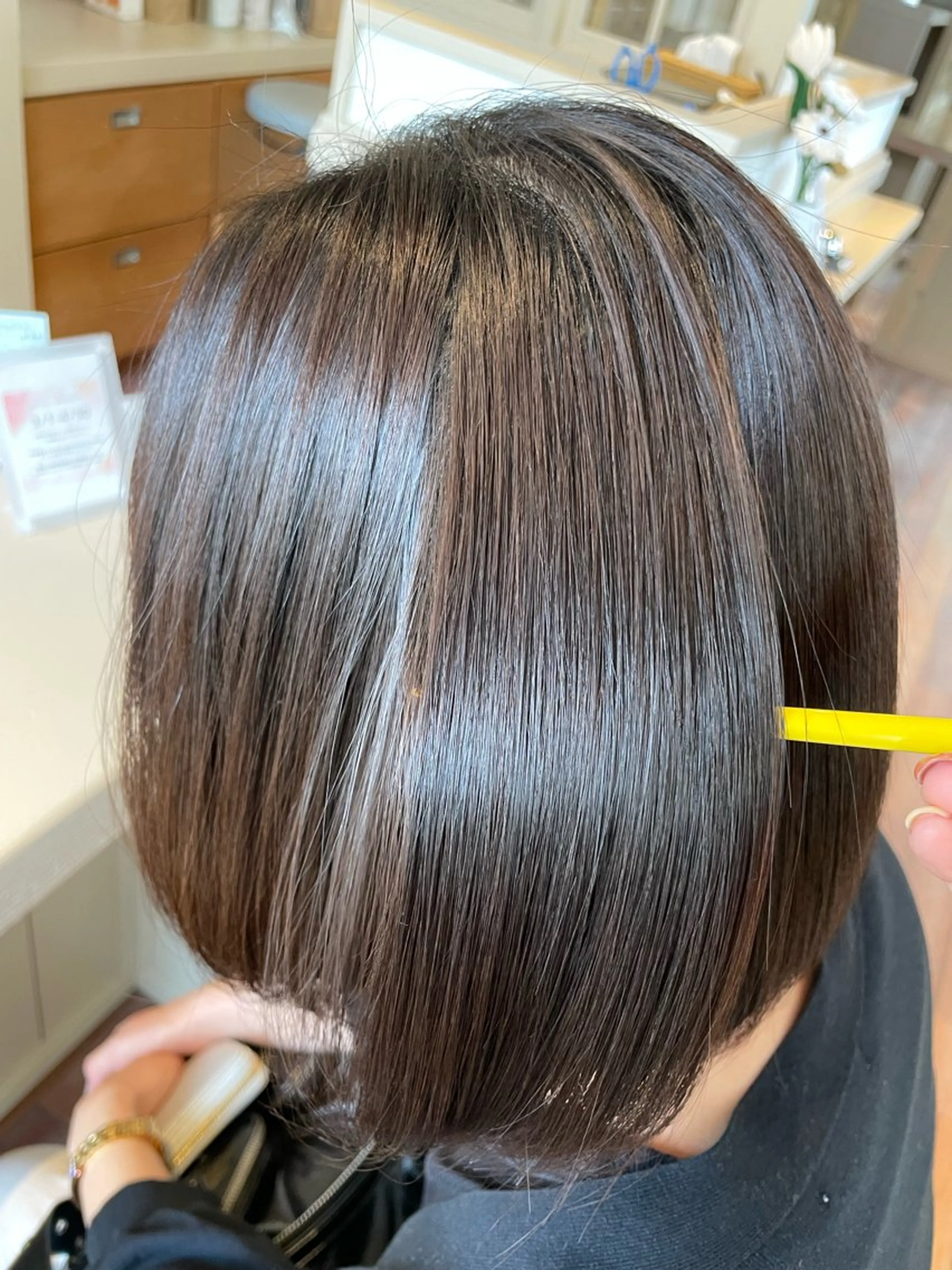 パーマ ストレートパーマ 山口 静音のヘアスタイル