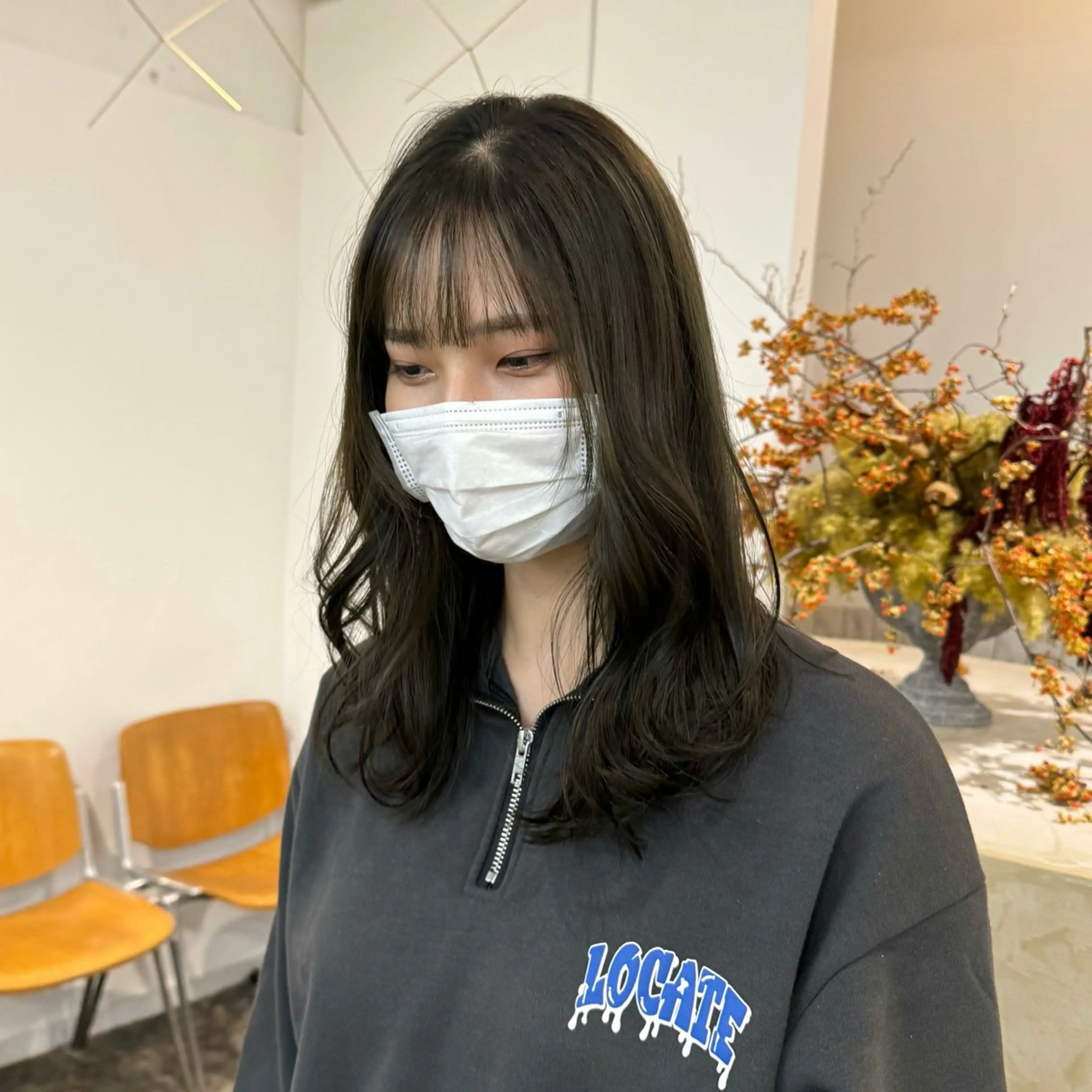 ロング カラー カット ヘアカラー 清水愛果/似合わせ カット/透明感カラーのヘアスタイル