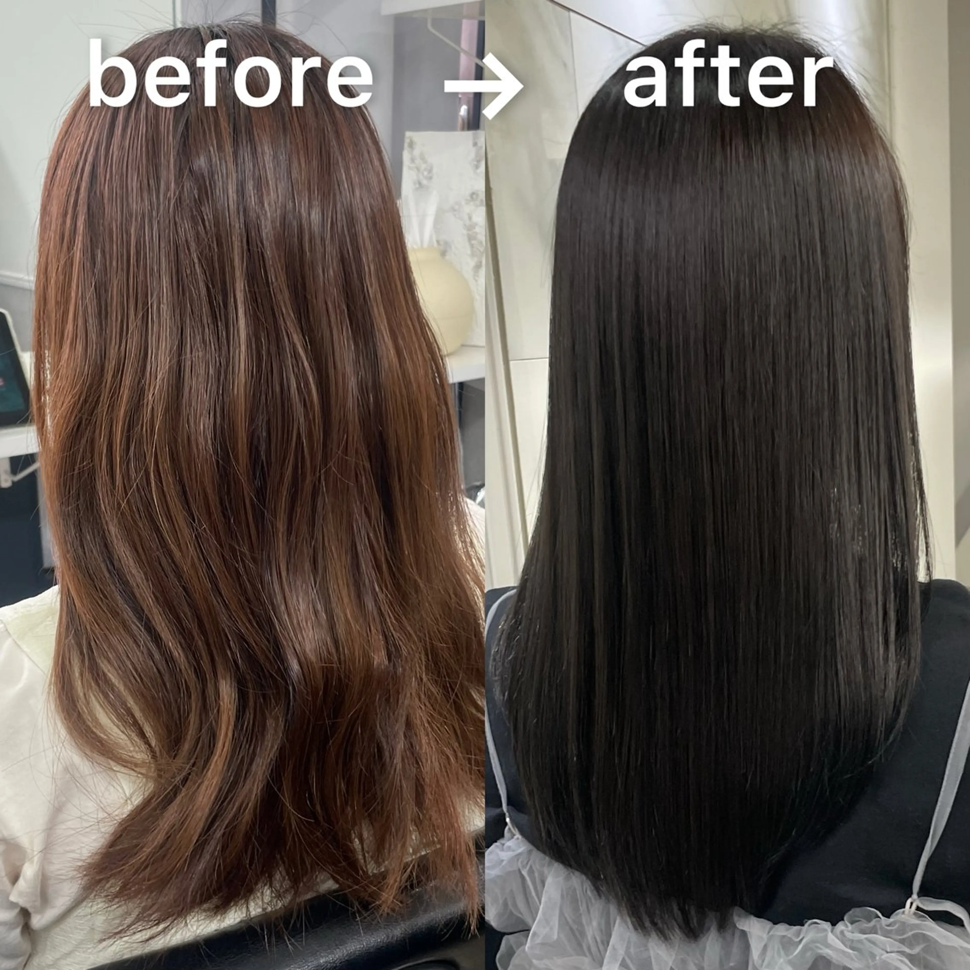 カラー パーマ 髪質改善カラー ショートボブ専門のヘアスタイル