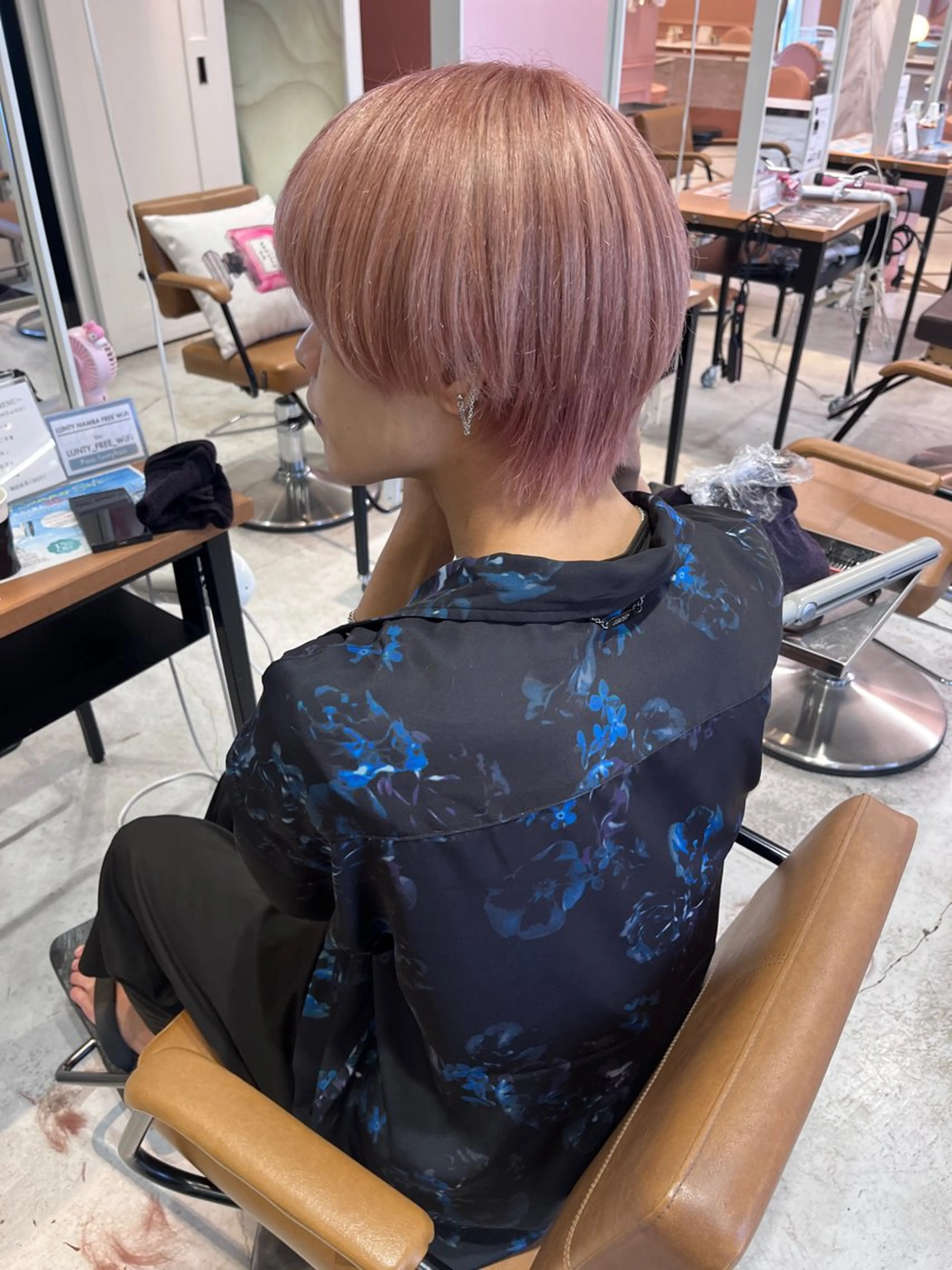 カラー メンズ 大阪韓国メンズ特化 LUNAのヘアスタイル