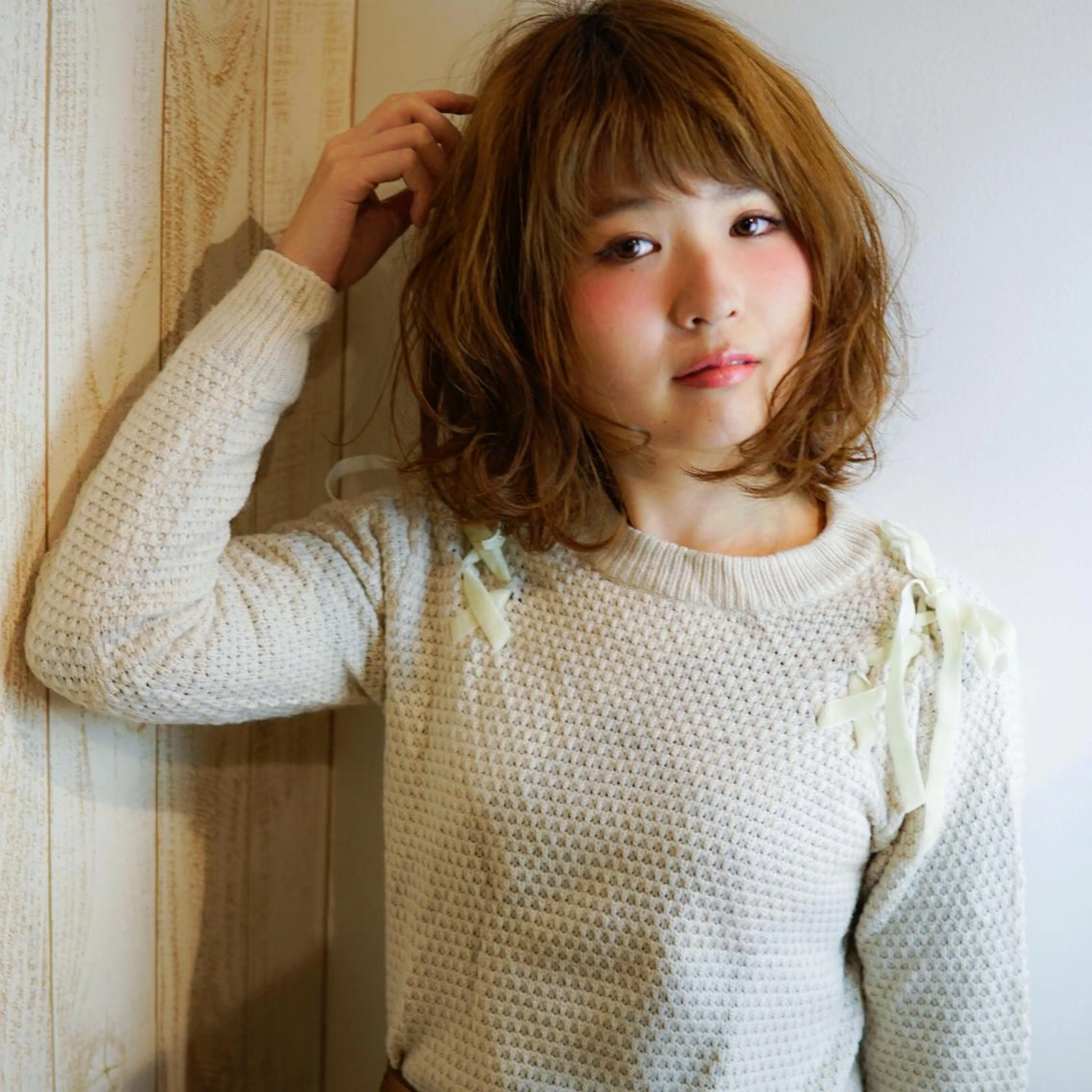 ショート ミディアム セミロング カラー パーマ 髪質改善、エクステ 山口卓哉のヘアスタイル