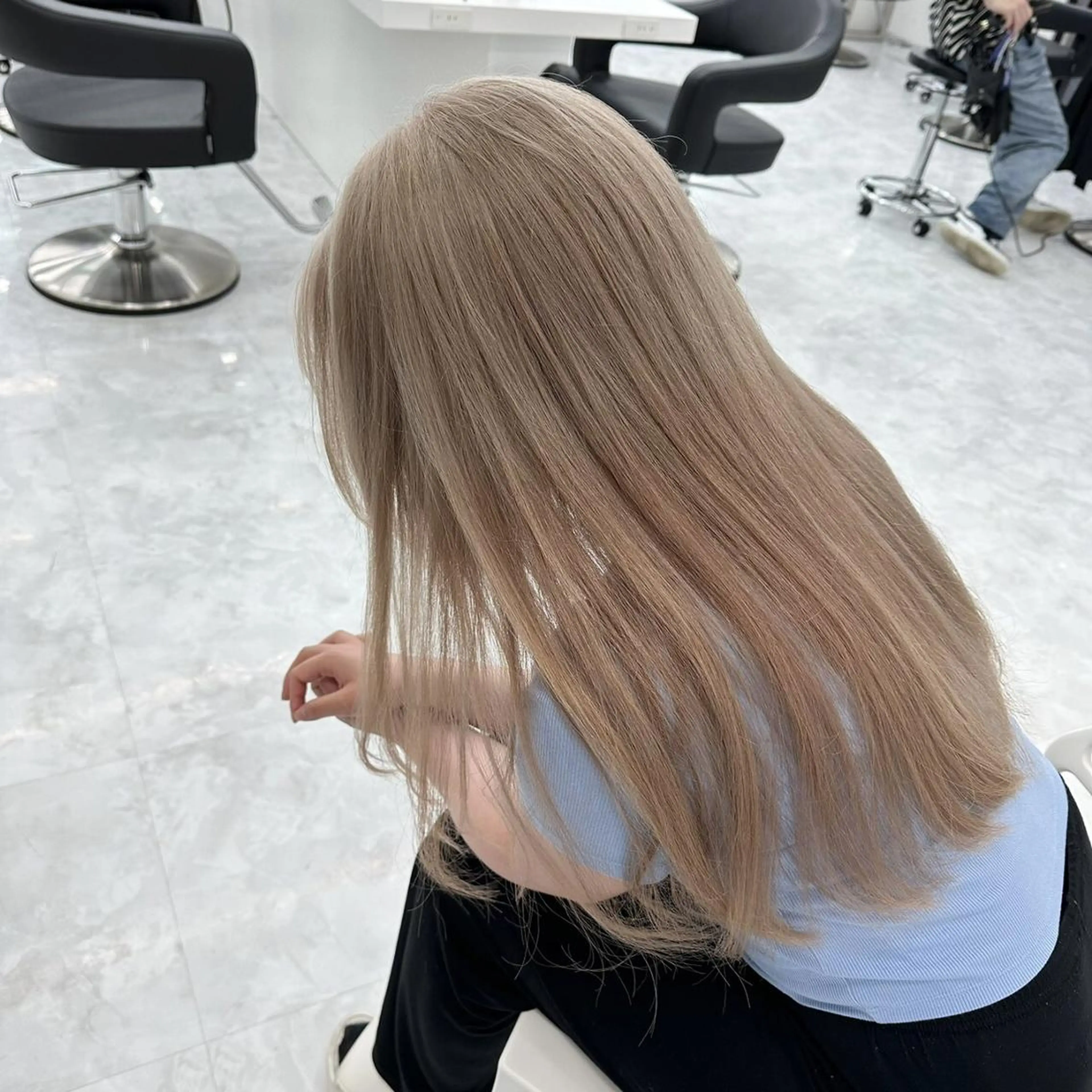 ロング カラー ヘアカラー トリートメント ヘッドスパ ヘアセット 💍Story川越 オフィシャル💍のヘアスタイル