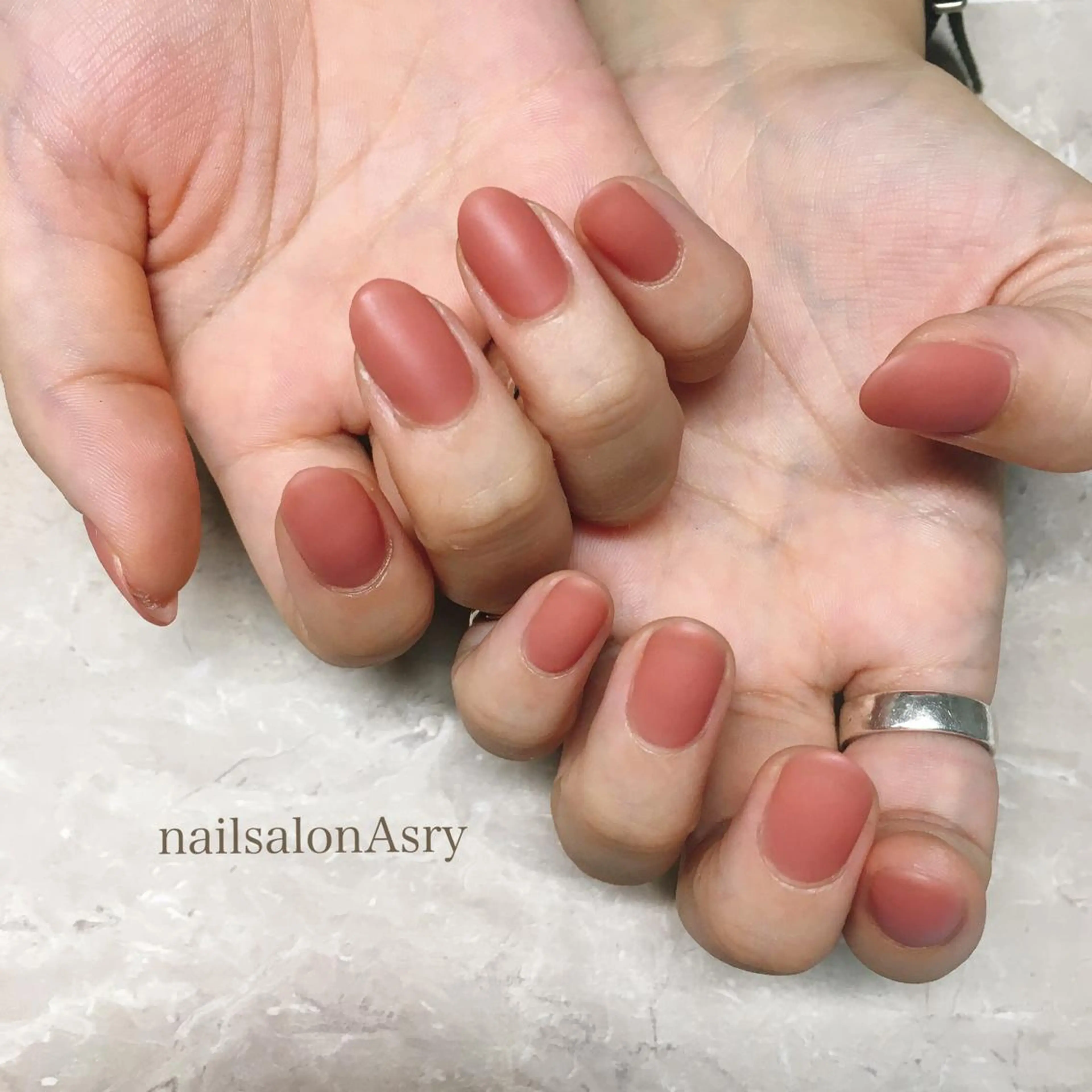 ネイル マットネイル nailsalon Asryのネイルデザイン