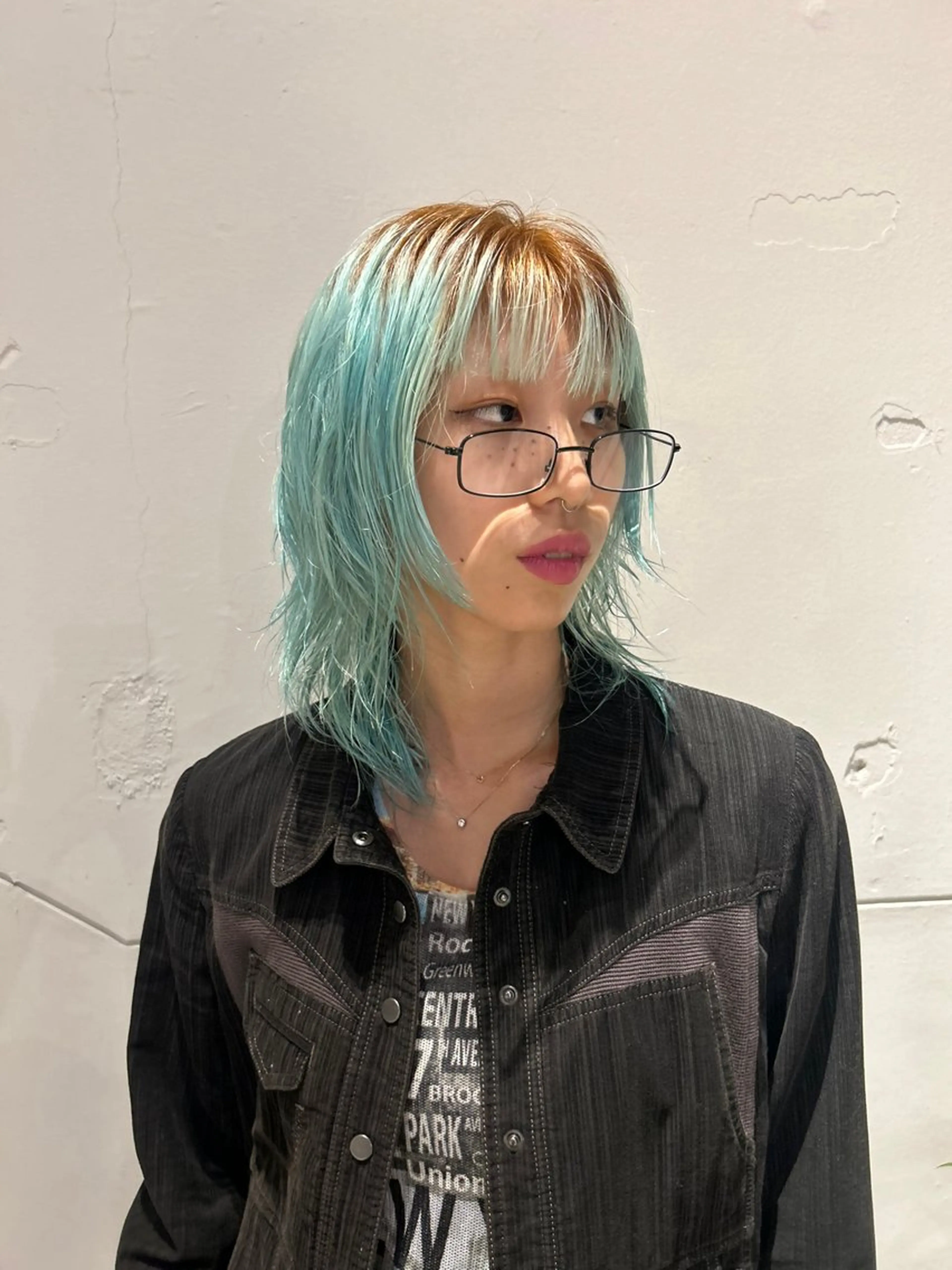 ミディアム カラー 🗽デザインカット/ パーマ/MIRU🗽のヘアスタイル