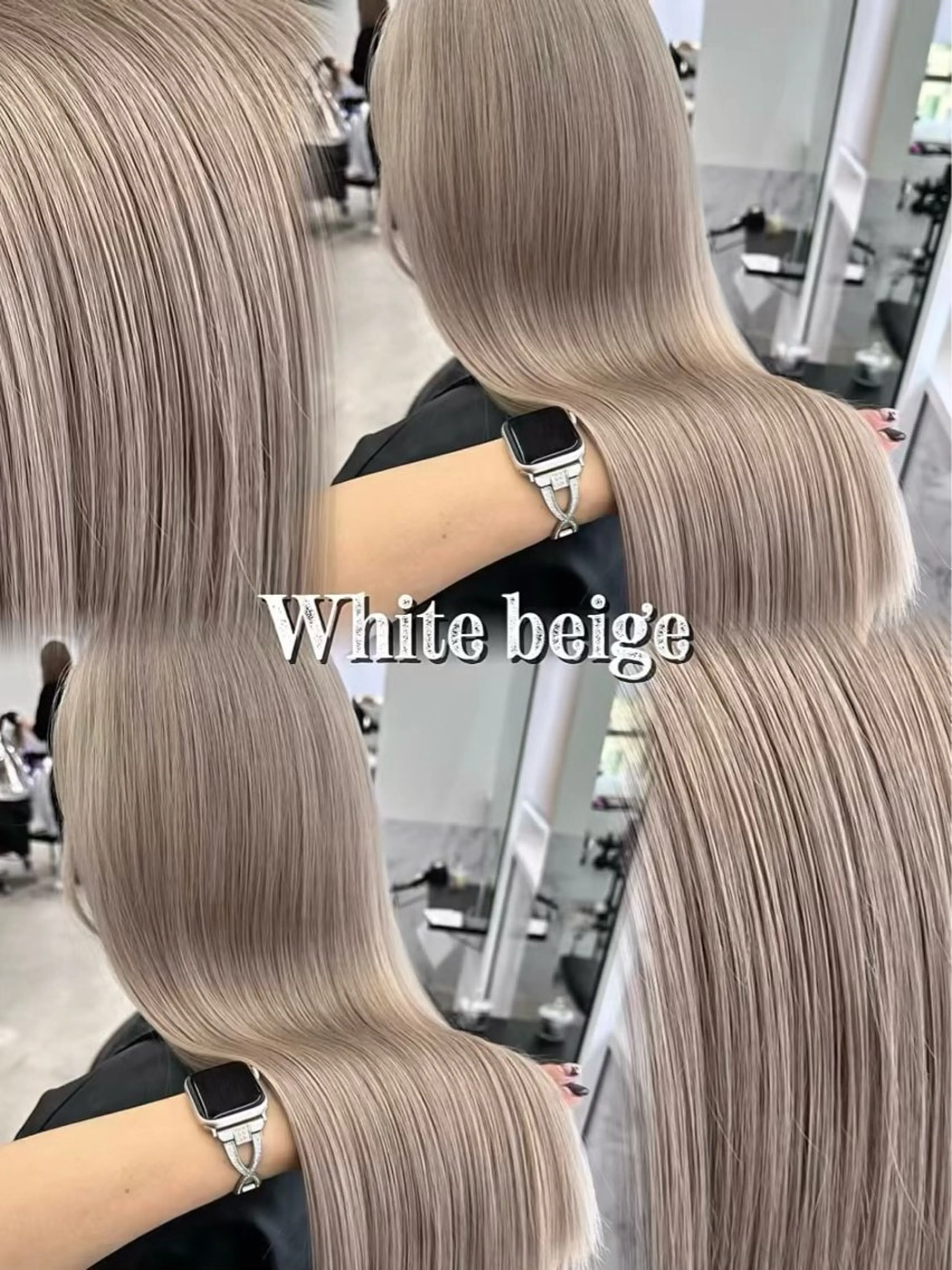 ロング カラー ヘアアレンジ ベージュカラー ブリーチ 抜きっぱなしブロンド ブロンド ブラウンカラー ヘアカラー 原宿ハイトーンカラー 🌼みるい🌼のヘアスタイル