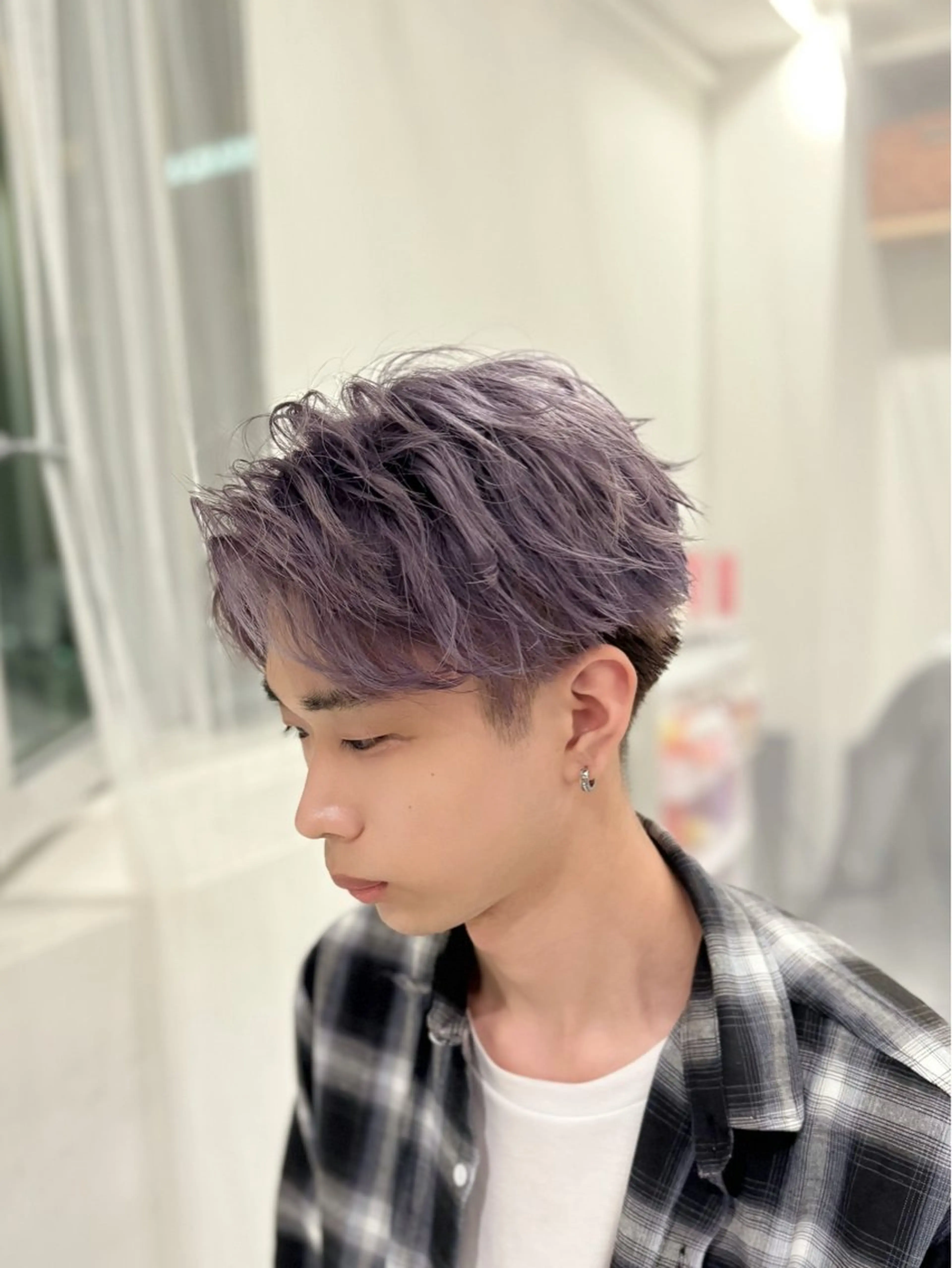 【メンズ限定👦🏻】ダブルカラー(ケアブリーチ⚡️+カラー🌈)の写真