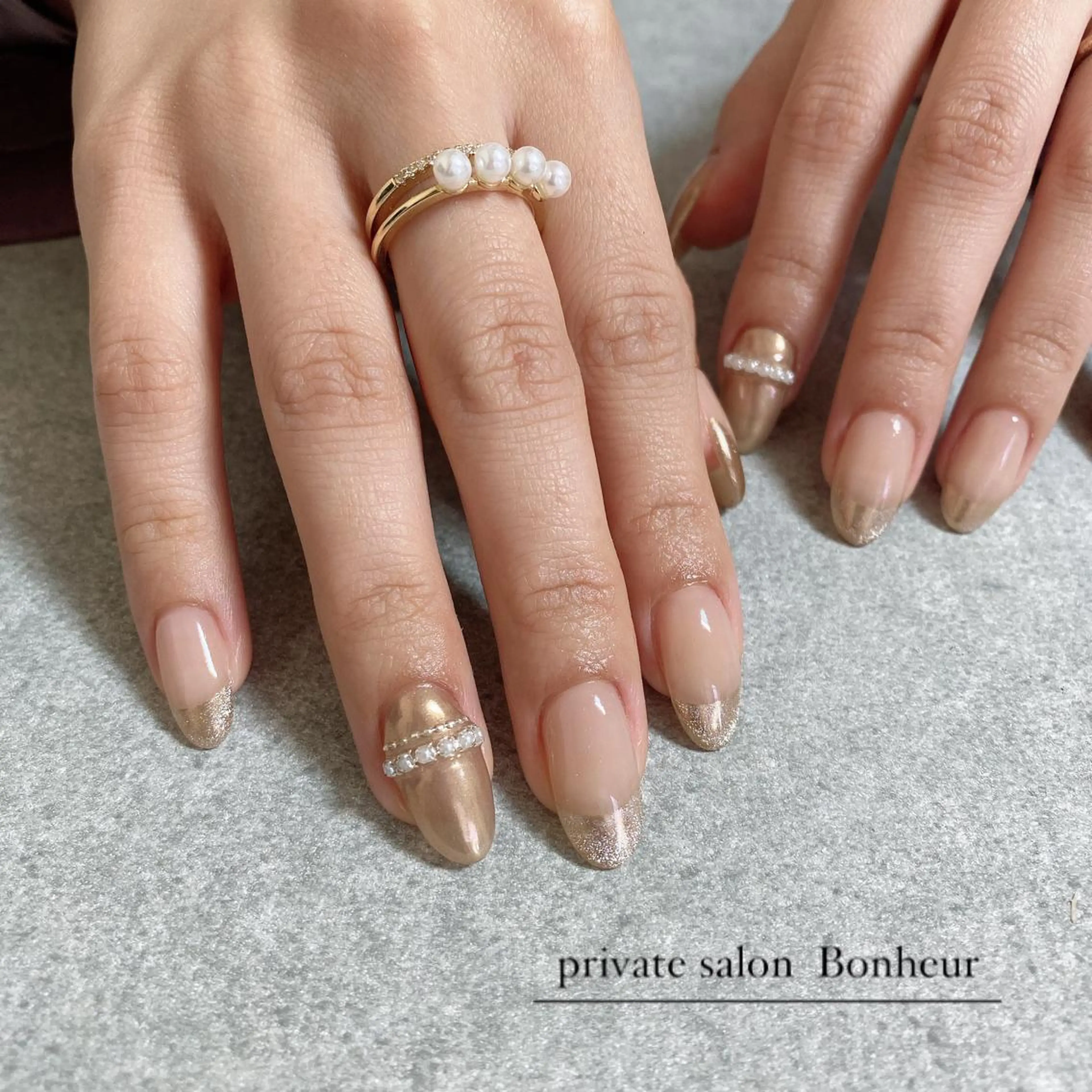 ネイル ハンドネイル BONHEUR Annaのネイルデザイン