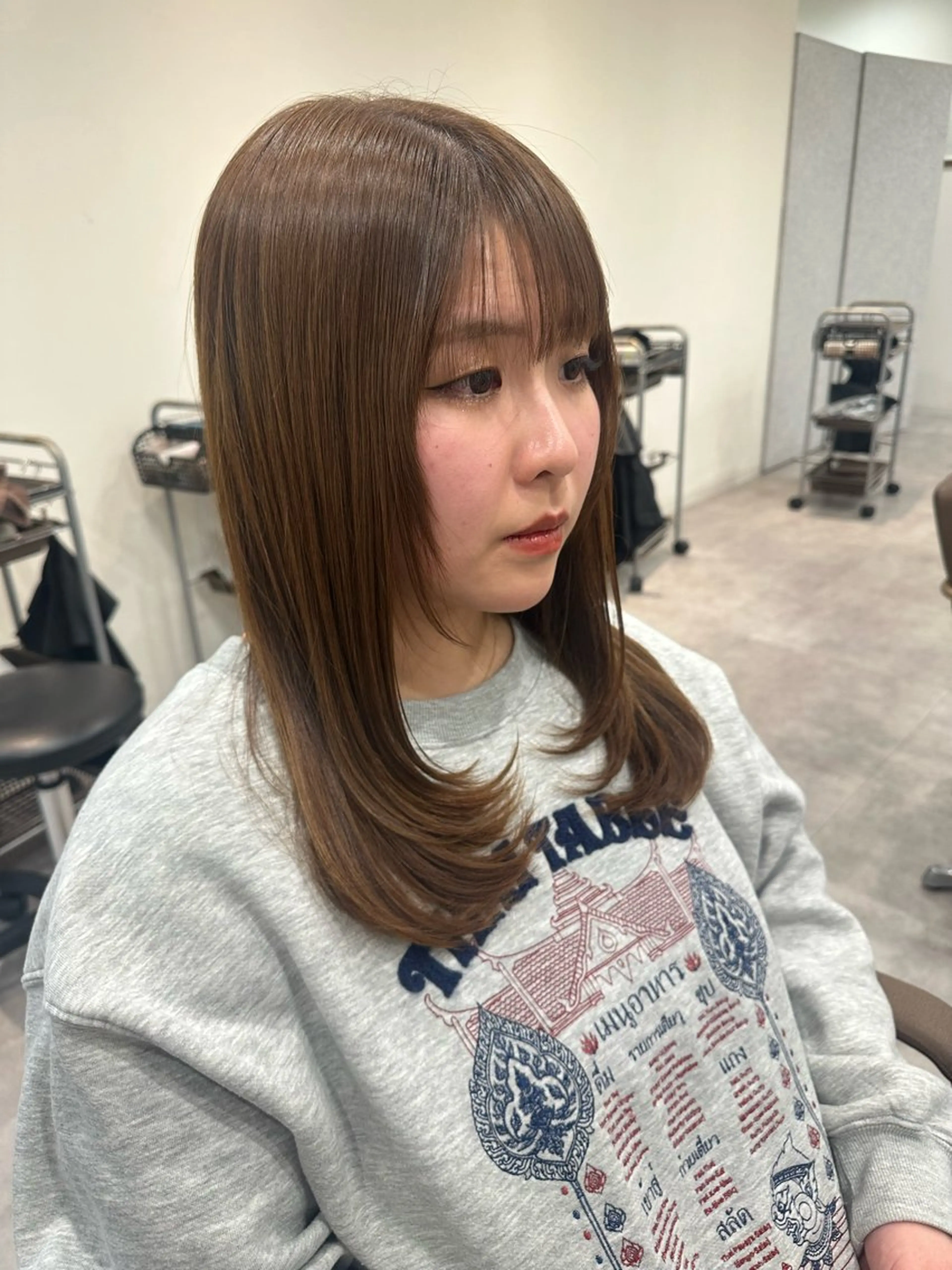 セミロング カット 🫧MANA レイヤーカット🌙のヘアスタイル