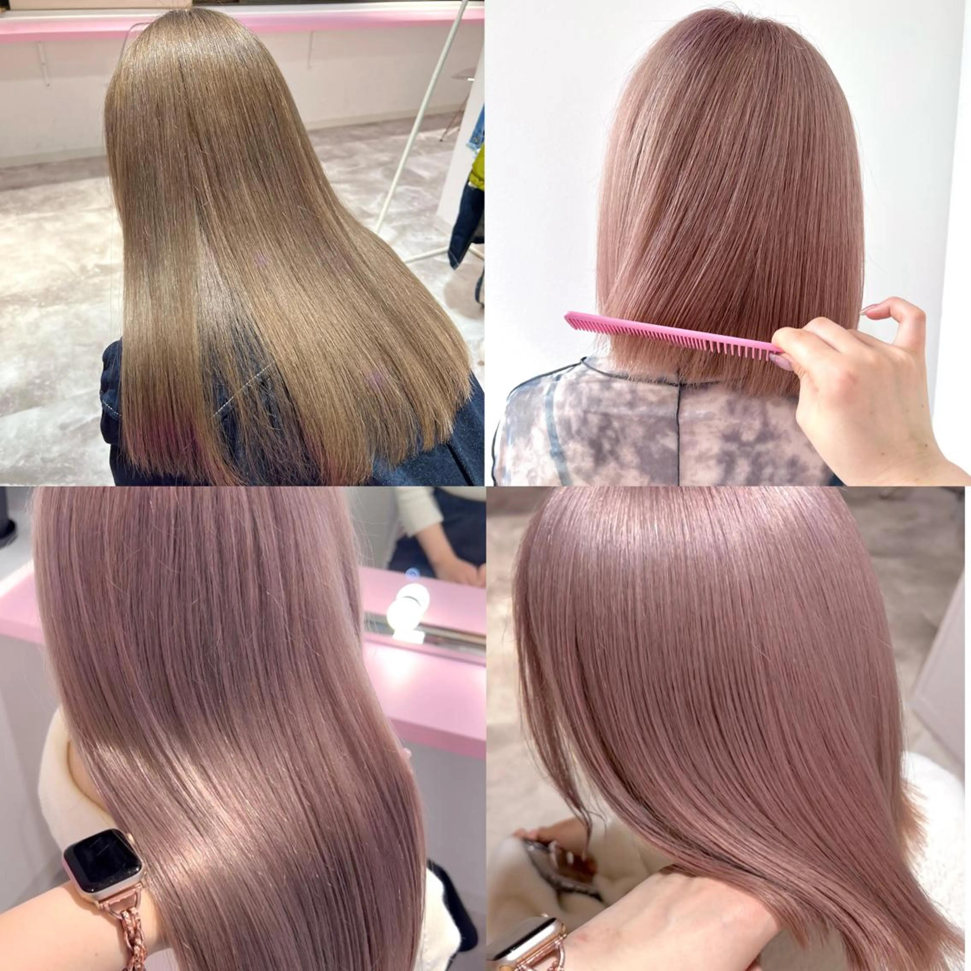 ロング ナナ♡レイヤーカット ♡似合わせカラーのヘアスタイル