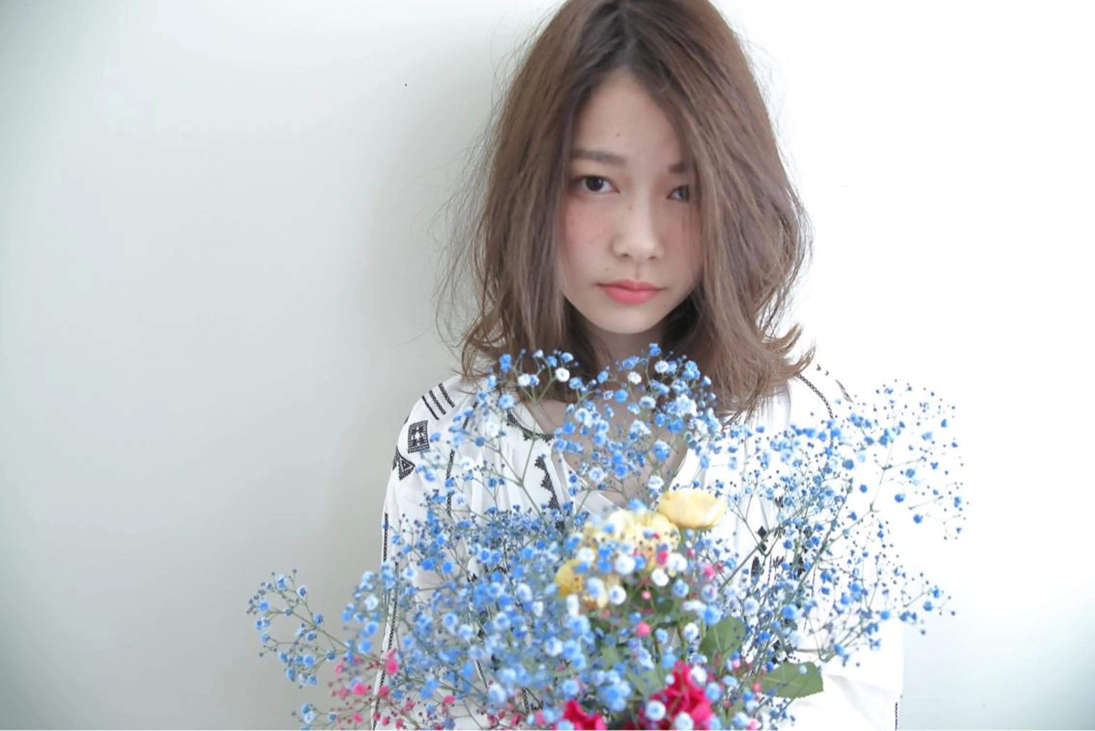 ミディアム カラー ショートボブ髪質改善 縮毛矯正のプロ山道潤のヘアスタイル