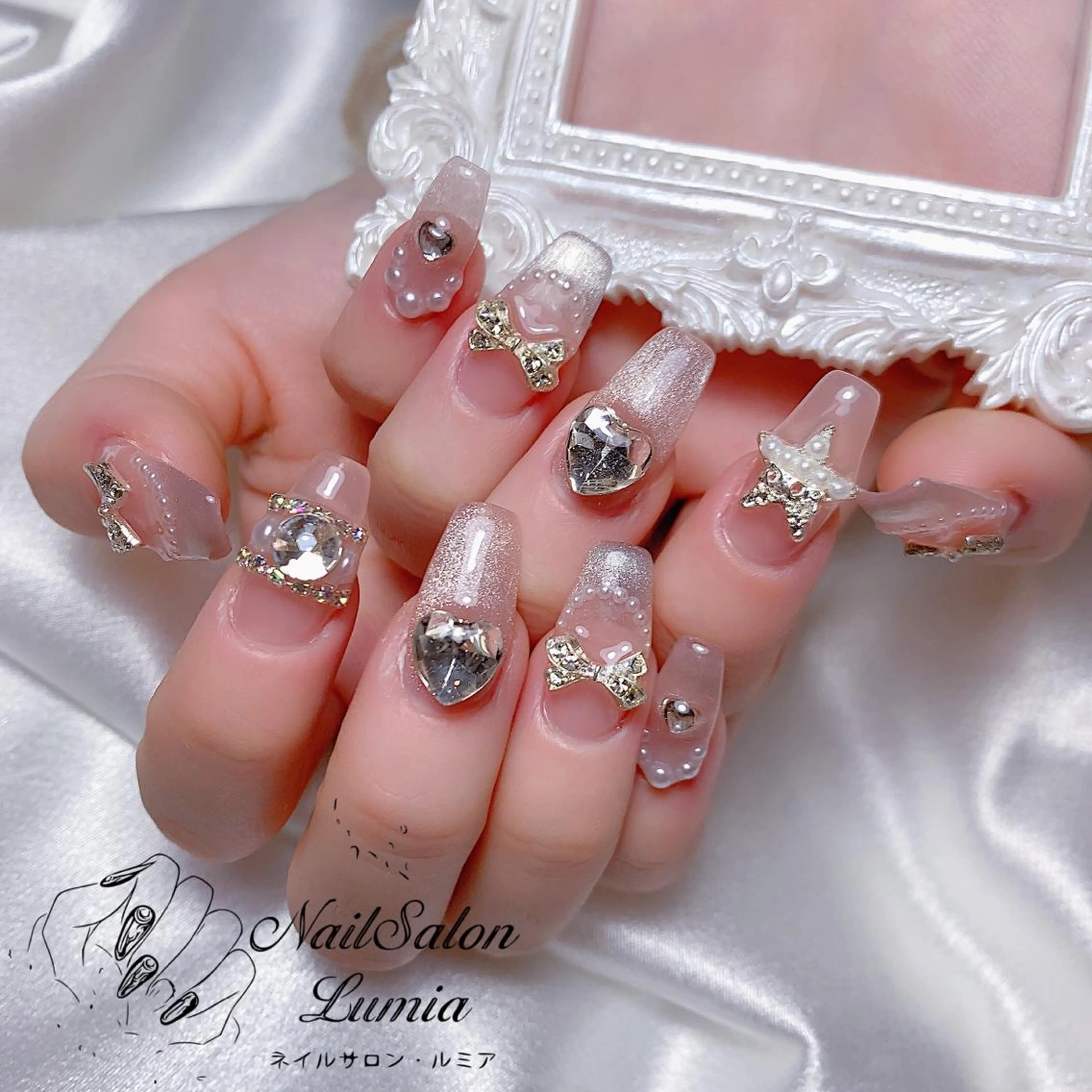 ネイル ハンドネイル ネイルサロン ルミア Lumia 店長のネイルデザイン