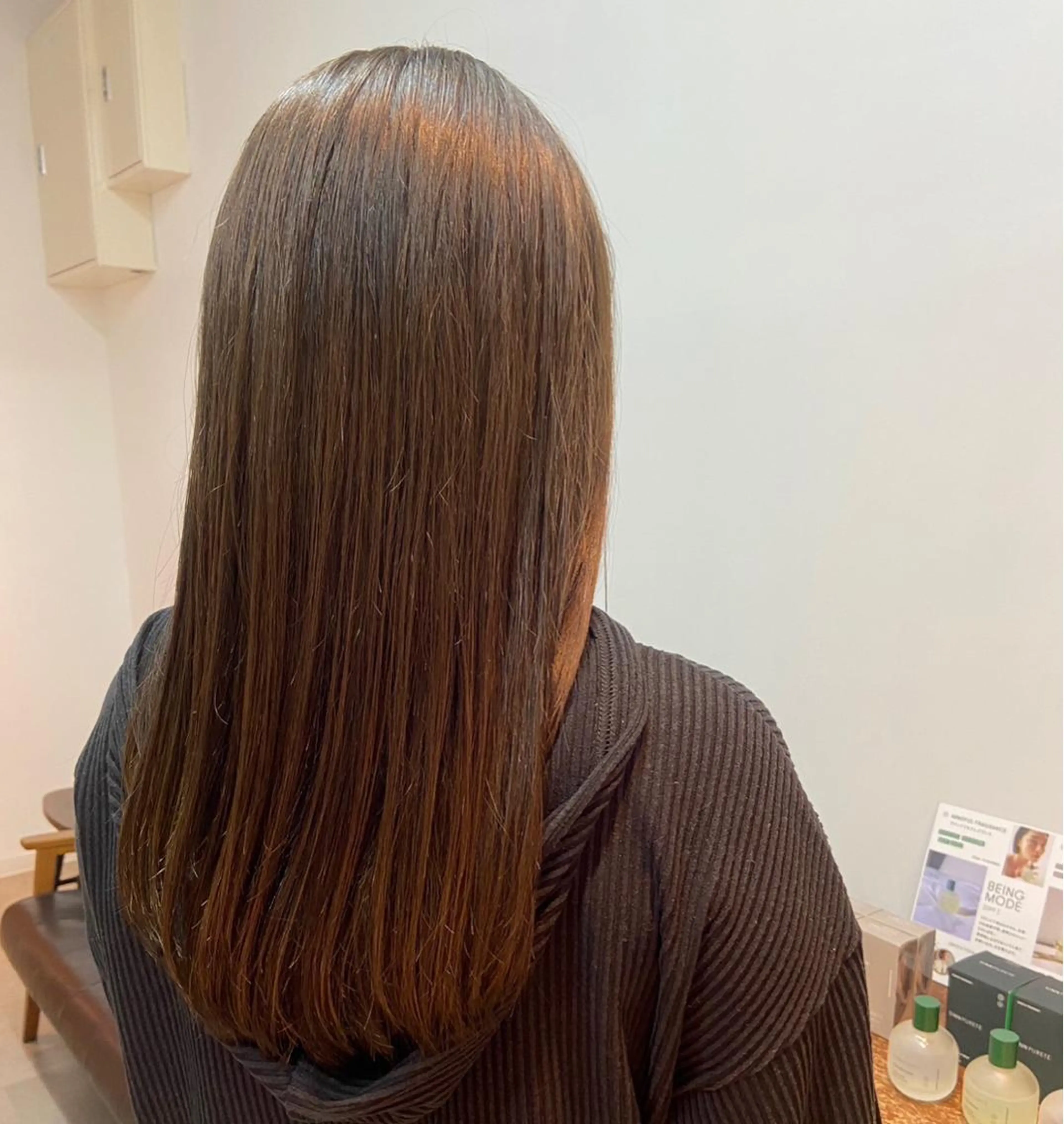 ロング カラー ロング ヘアカラー トリートメント 安岡美咲✂︎ 艶カラー/髪質改善のヘアスタイル